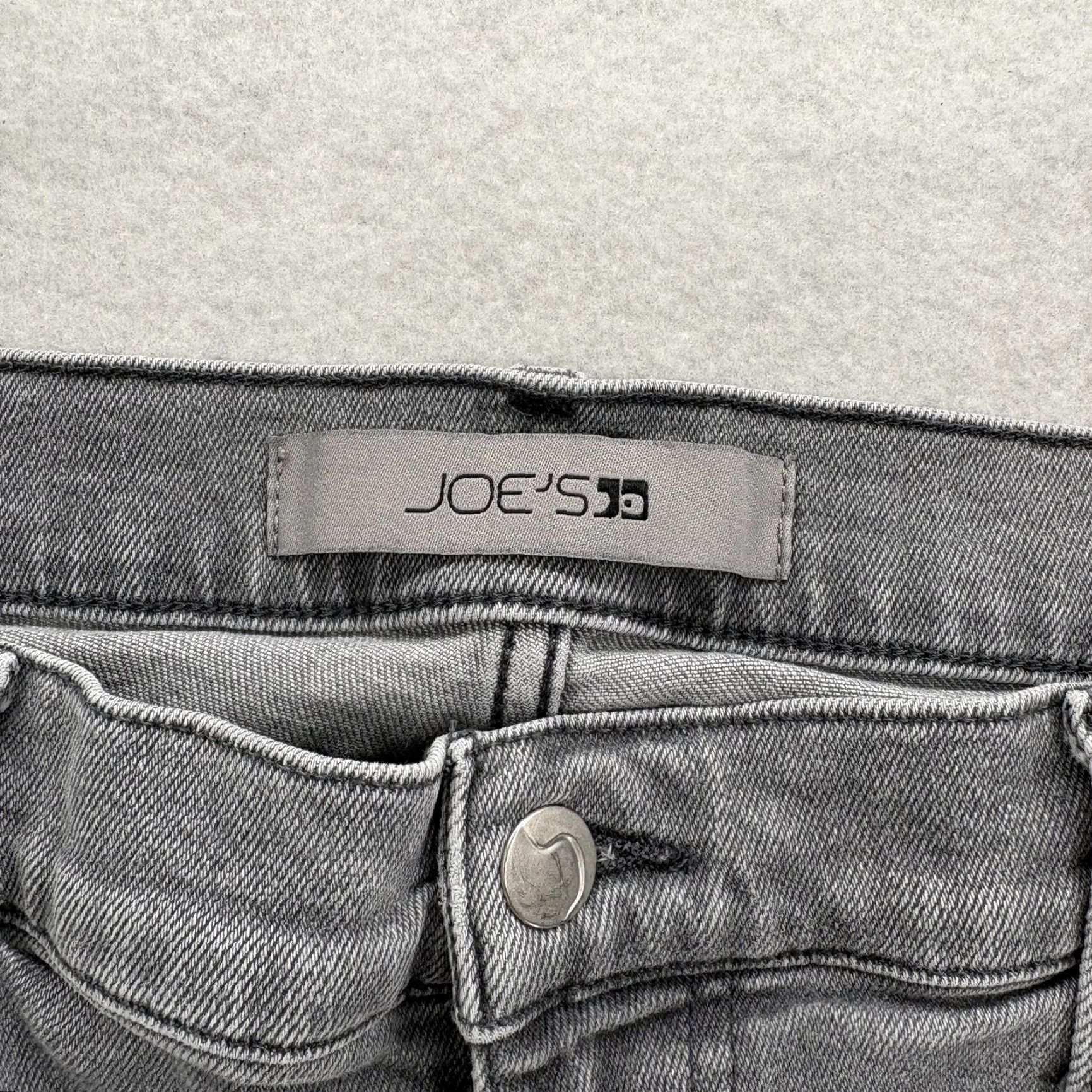 Vintage Joe's Jeans The Brixton Straight Jeans Mens 38x34 Gray Slim Stretch Denim Size US 38 / EU 54 - 4 Thumbnail