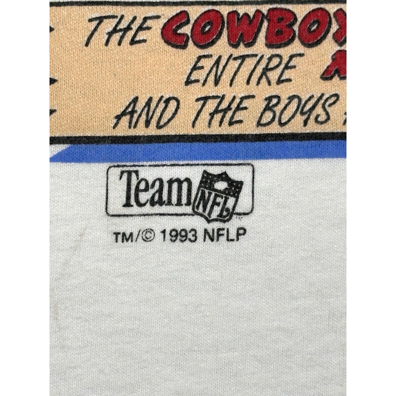 Salem Sportswear Salem Dallas Cowboys Aikman Triplets Comic Strip Sz M USA Size US M / EU 48-50 / 2 - 11 Thumbnail