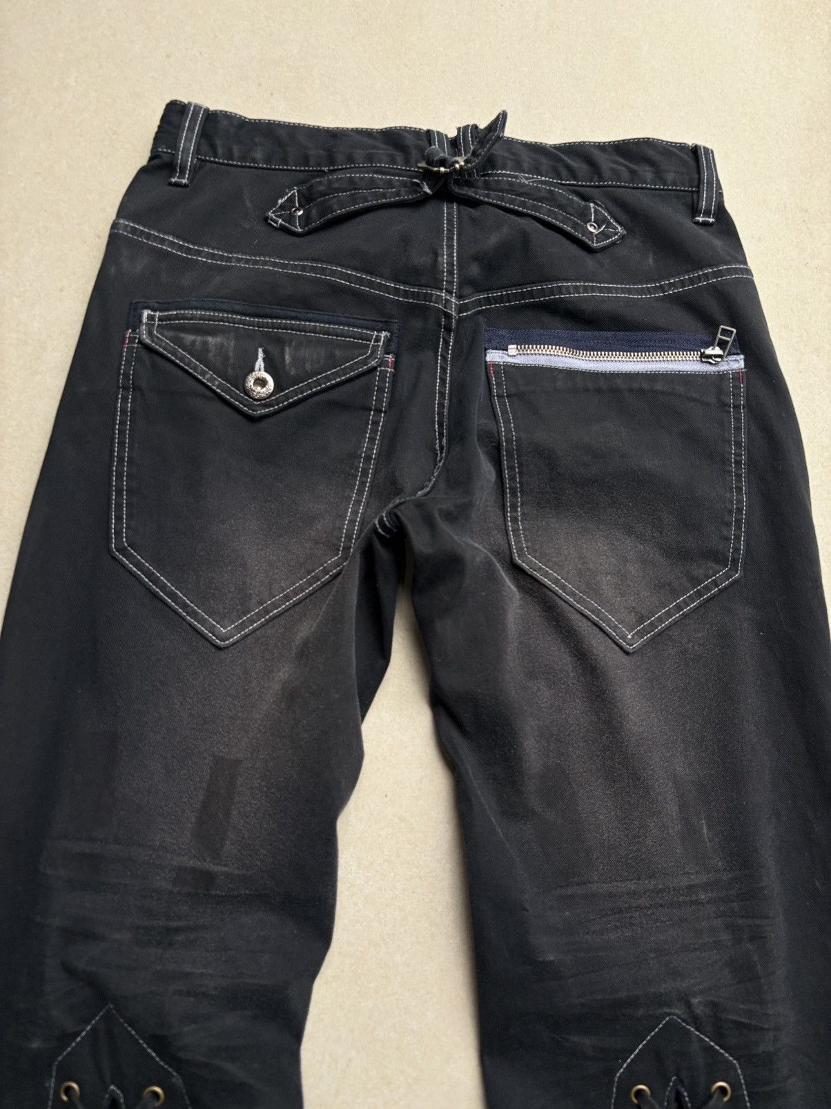 semanticdesign SEMANTIC DESIGN lace-up jeans Size US 27 - 5 Thumbnail