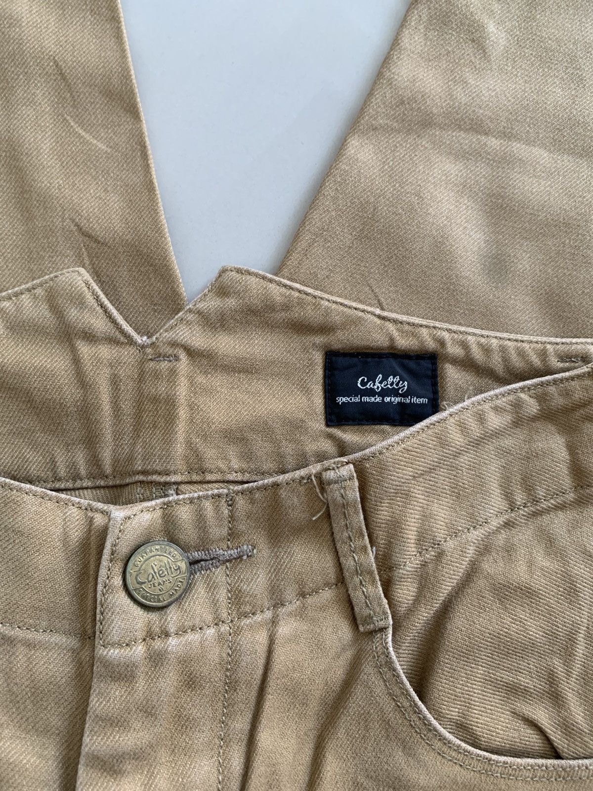 Japanese Brand Cafetty Japan Gentleman Buckle Back Trousers Size US 30 / EU 46 - 4 Thumbnail