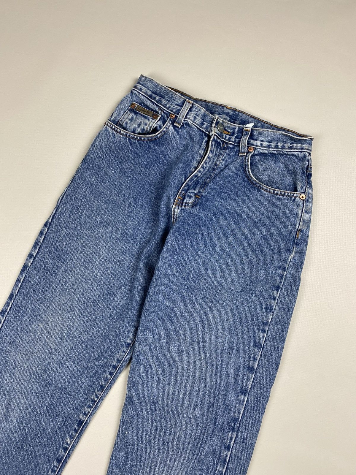 Calvin Klein × Vintage Calvin Klein Vintage 90s washed denim ladies jeans size 6 Size 28" / US 6 / IT 42 - 2 Thumbnail