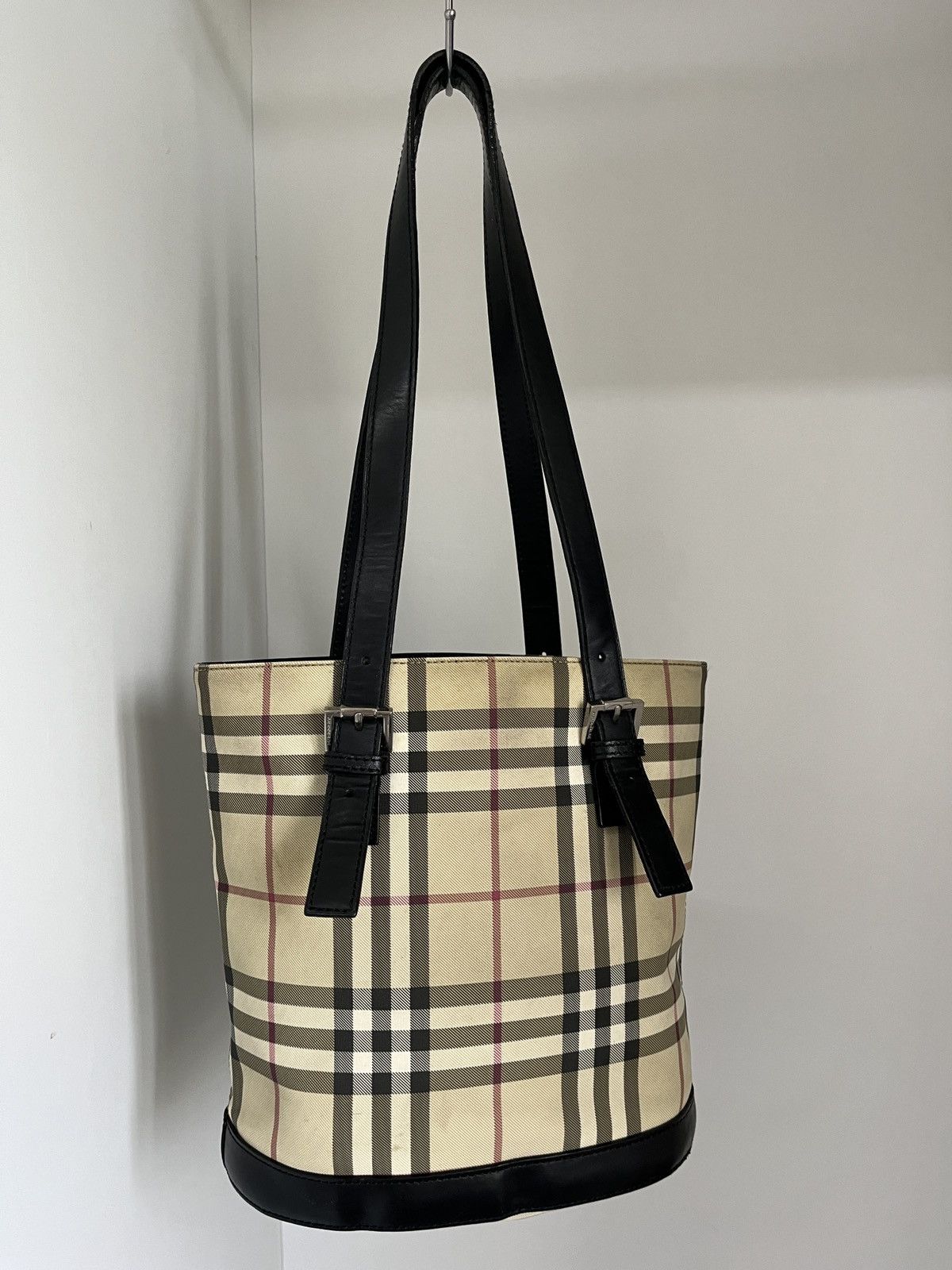 Burberry Vintage Burberry Bucket Nova Check Size ONE SIZE - 1 Thumbnail