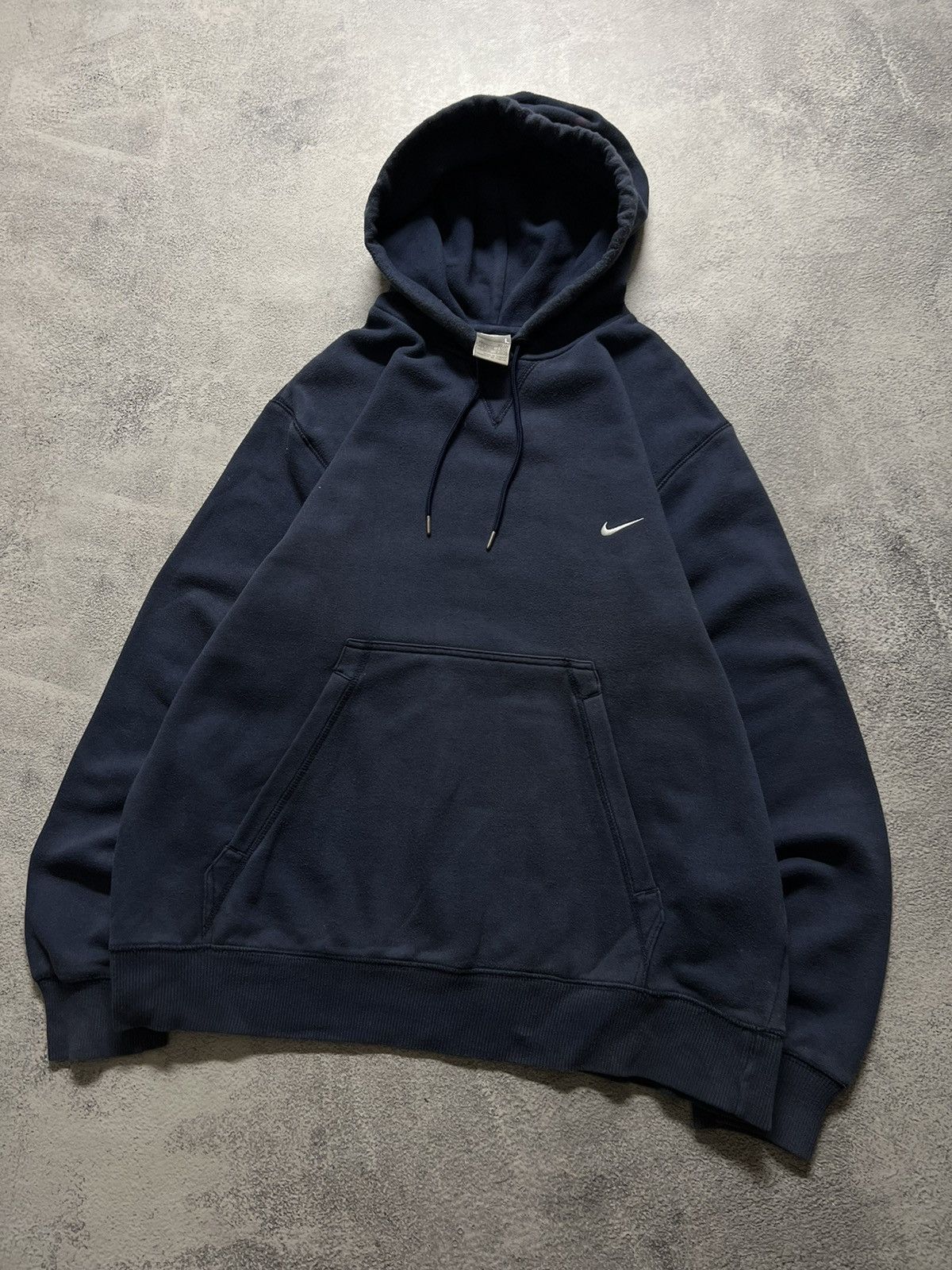 Nike × Vintage Vintage Y2k Nike 💙 Mini Swoosh Hoodie 00’s Size US L / EU 52-54 / 3 - 3 Thumbnail