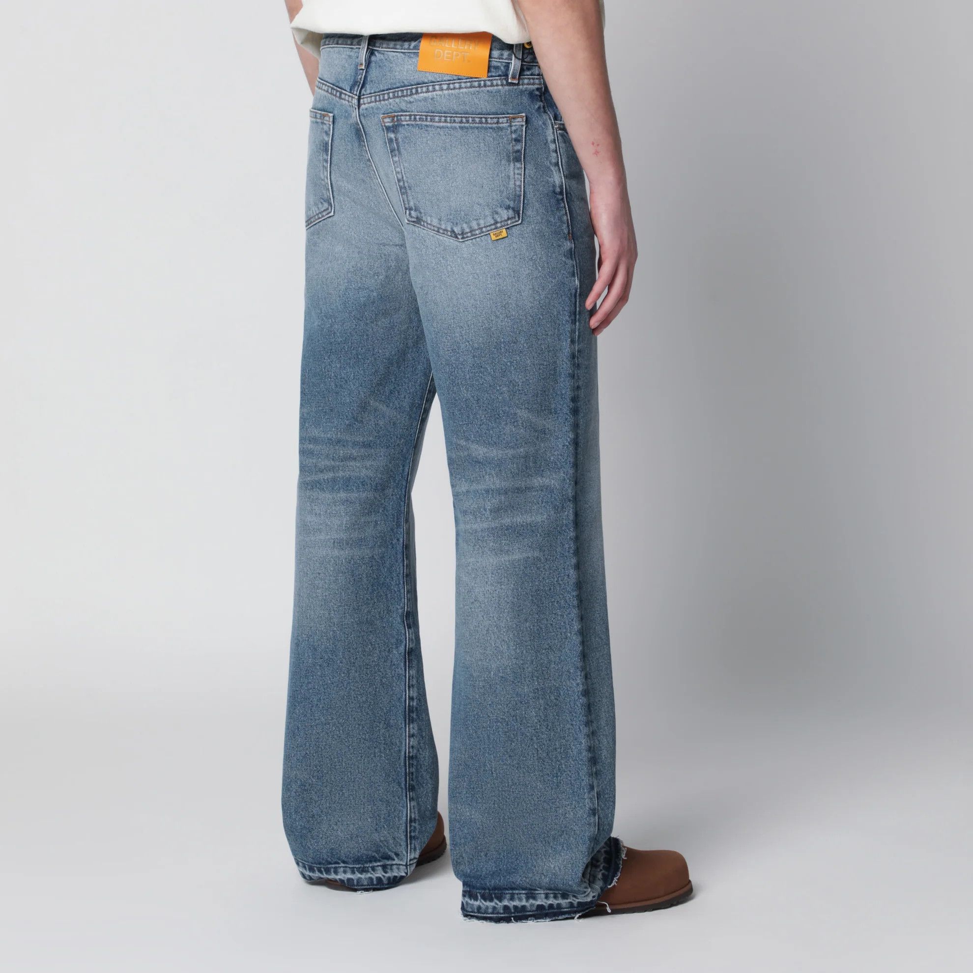 Gallery Dept. o1d2blof0426 Washed-effect Jeans in Light Blue Size US 36 / EU 52 - 4 Thumbnail