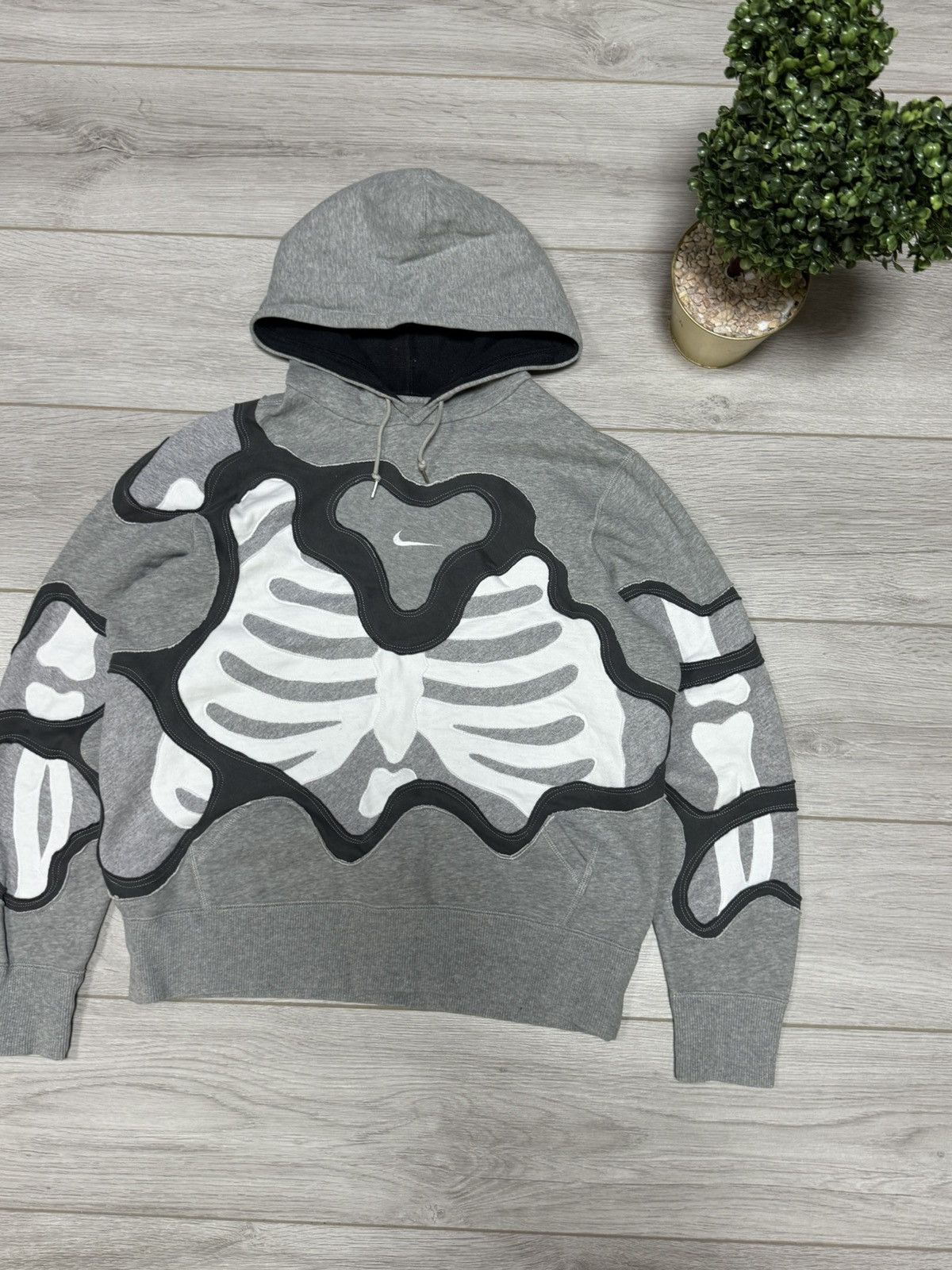 Nike Nike skeleton custom 1:1 hoodie handmade bones Size US M / EU 48-50 / 2 - 2 Thumbnail