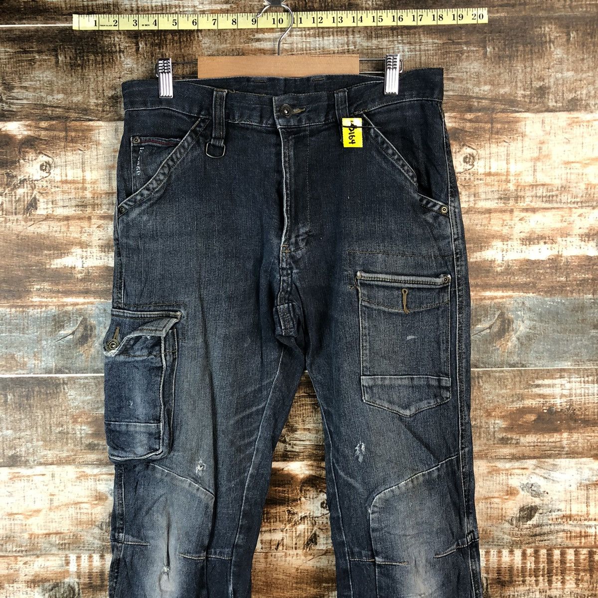 Japanese Brand Japanese Brand Blue utility worker Multipocket Pants #A2164 Size US 33 - 4 Thumbnail