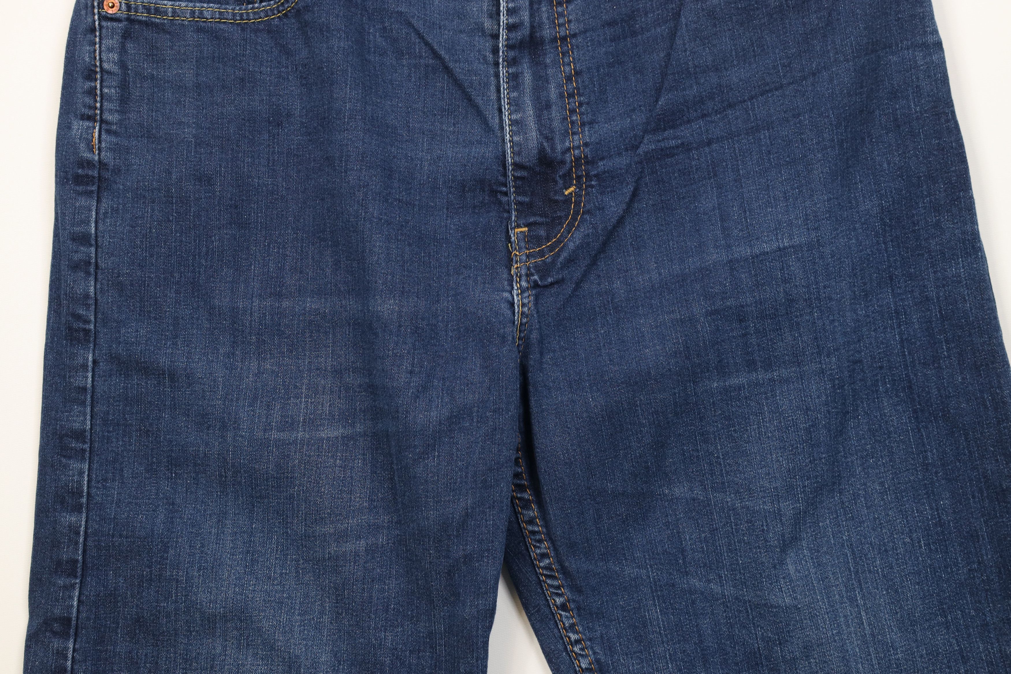 Levi's Vintage Y2K Levis 569 Loose Fit Denim Jean Shorts Jorts Blue Size US 36 / EU 52 - 3 Thumbnail