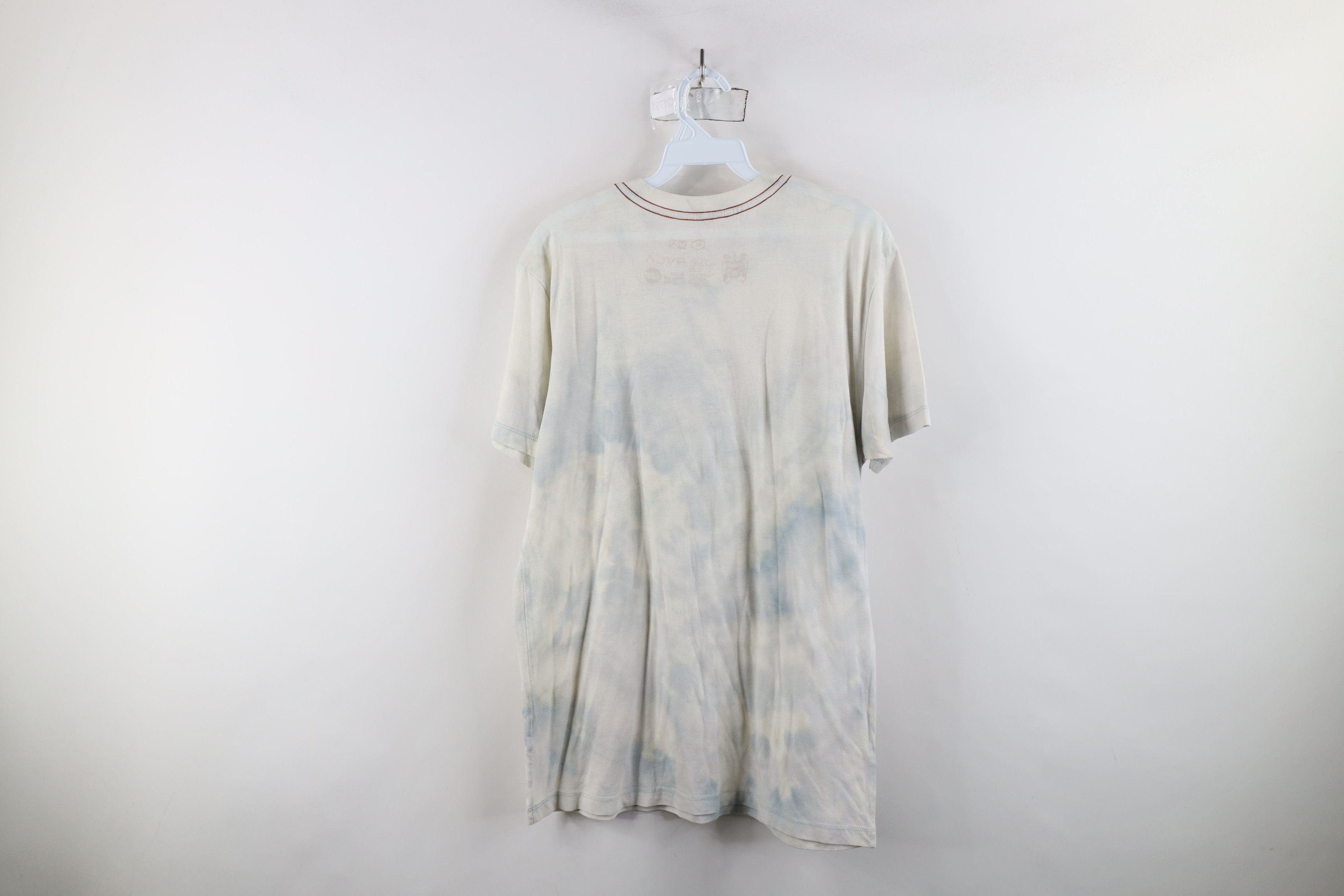 RVCA × Vintage RVCA Ruca Skateboarding Spell Acid Wash Flower Knit T-Shirt Size US M / EU 48-50 / 2 - 8 Thumbnail