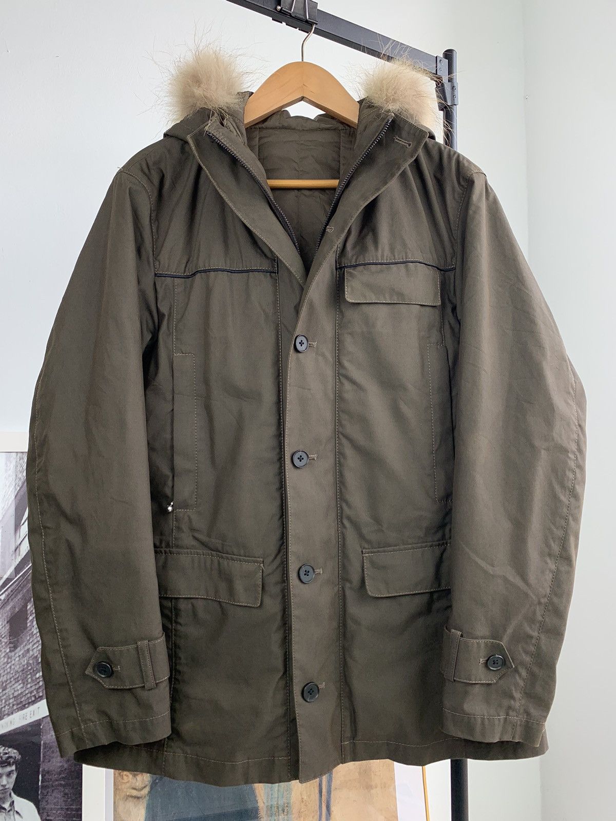 Vintage 90’s A.A.R by Yohji Yamamoto Fur Lined Parka