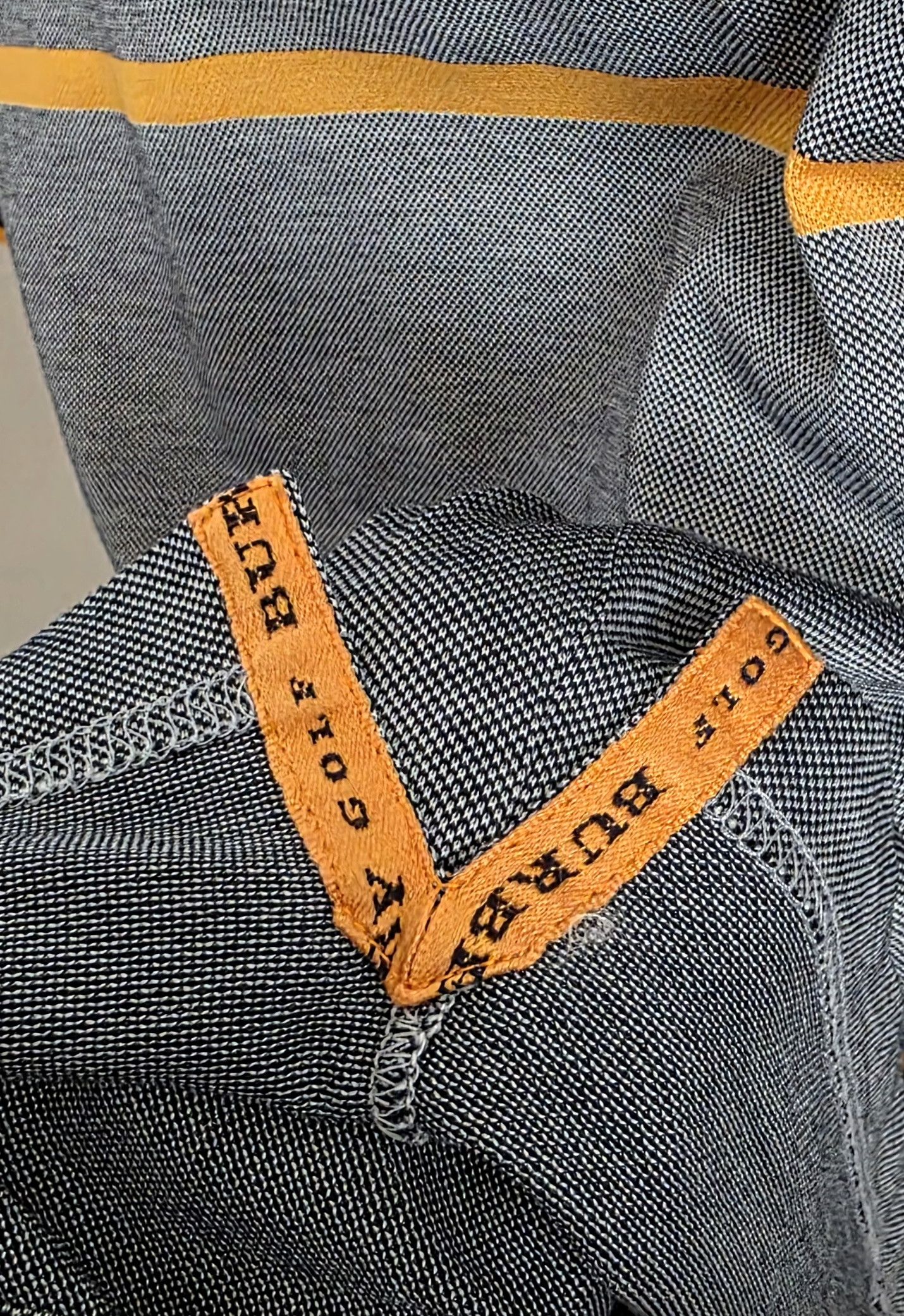 Burberry BURBERRY Golf vintage Polo Shirt Striped Men's Size Smal Size US S / EU 44-46 / 1 - 5 Thumbnail