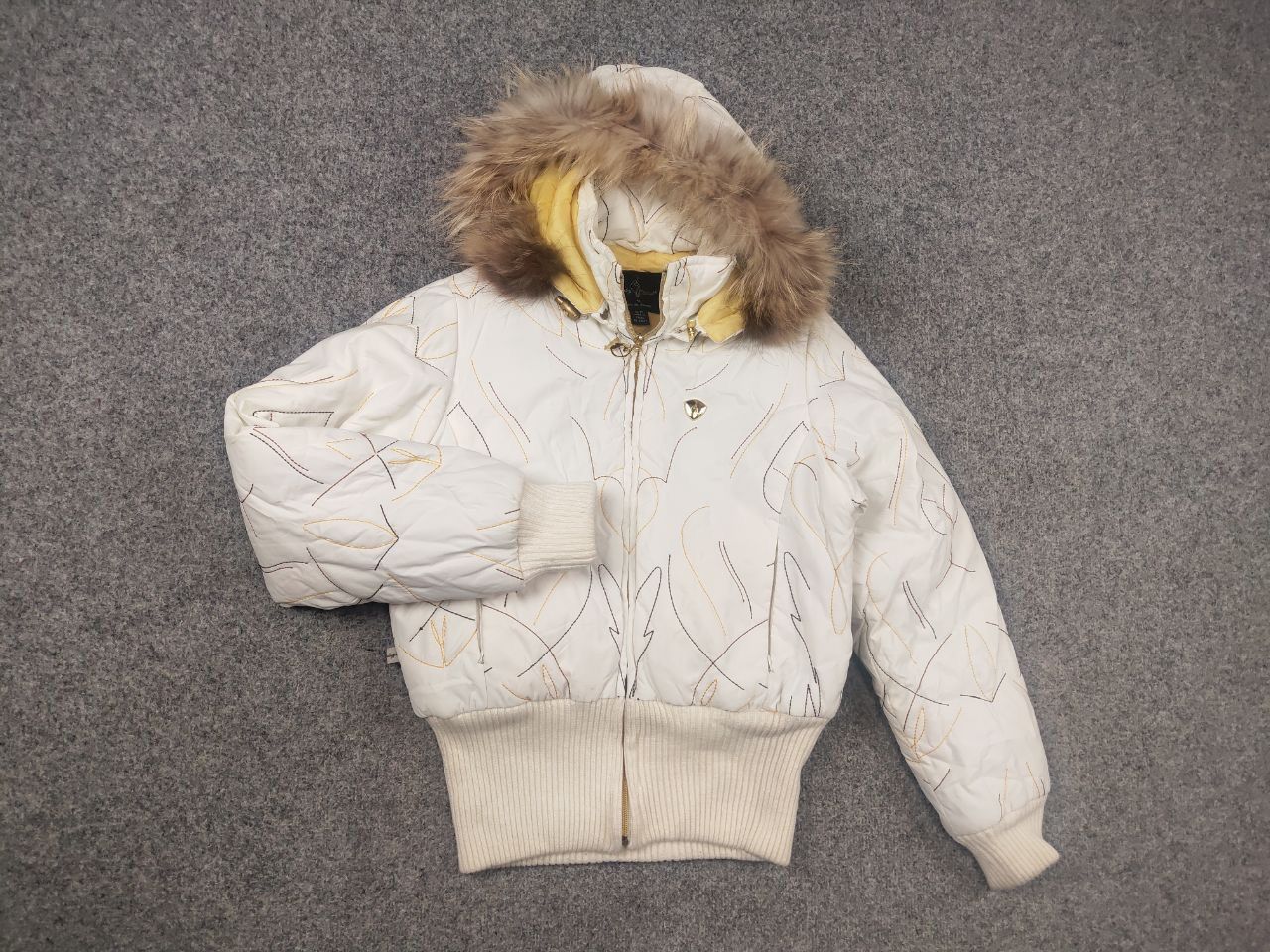 If Six Was Nine Rare Vintage Y2K Baby Phat Fur Jacket Ribbed LGB Grunge Size M / US 6-8 / IT 42-44 - 2 Thumbnail
