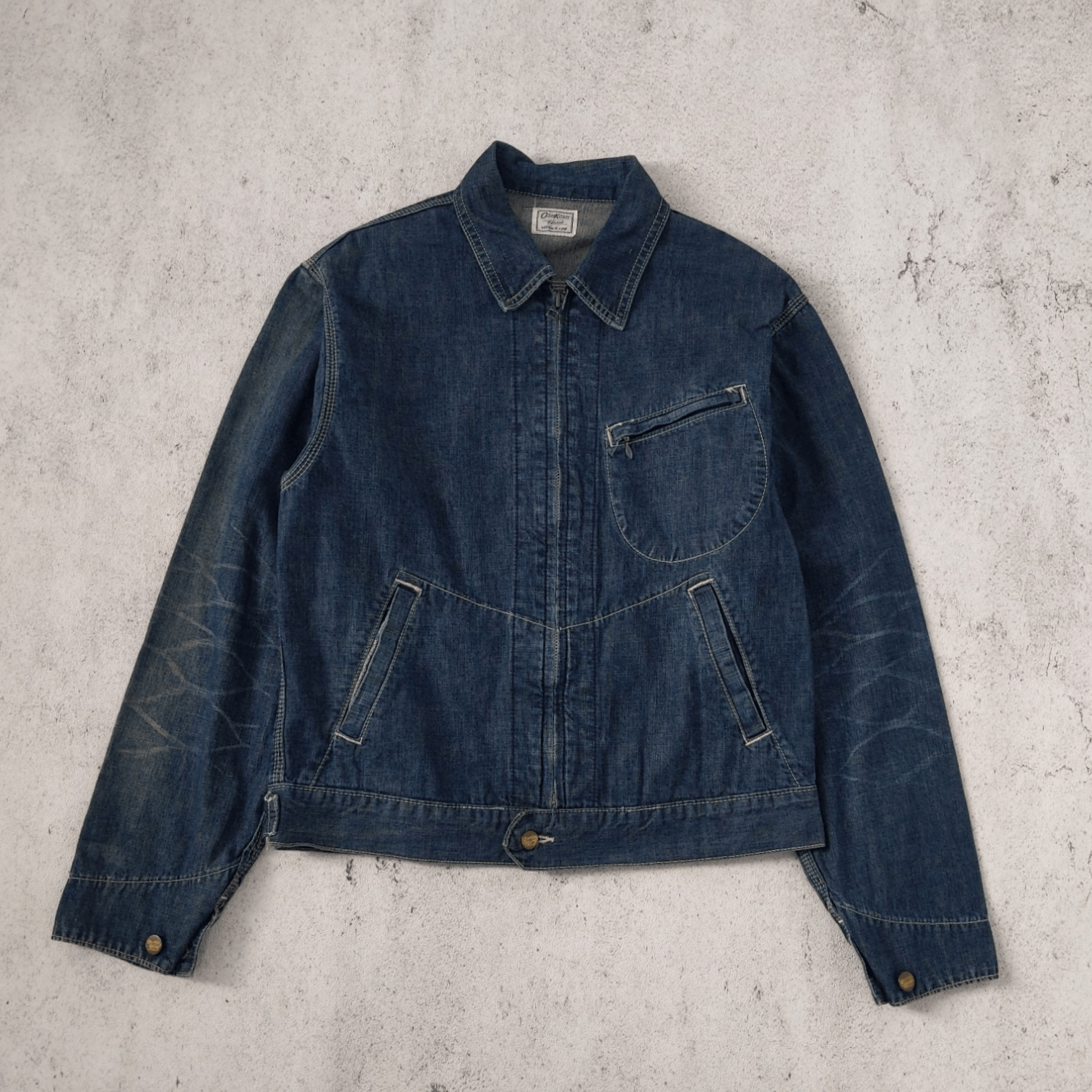 Japanese Brand × Oshkosh Sunfaded Oshkosh Classic Vintage Line 90s Denim Jacket Size US L / EU 52-54 / 3 - 6 Thumbnail