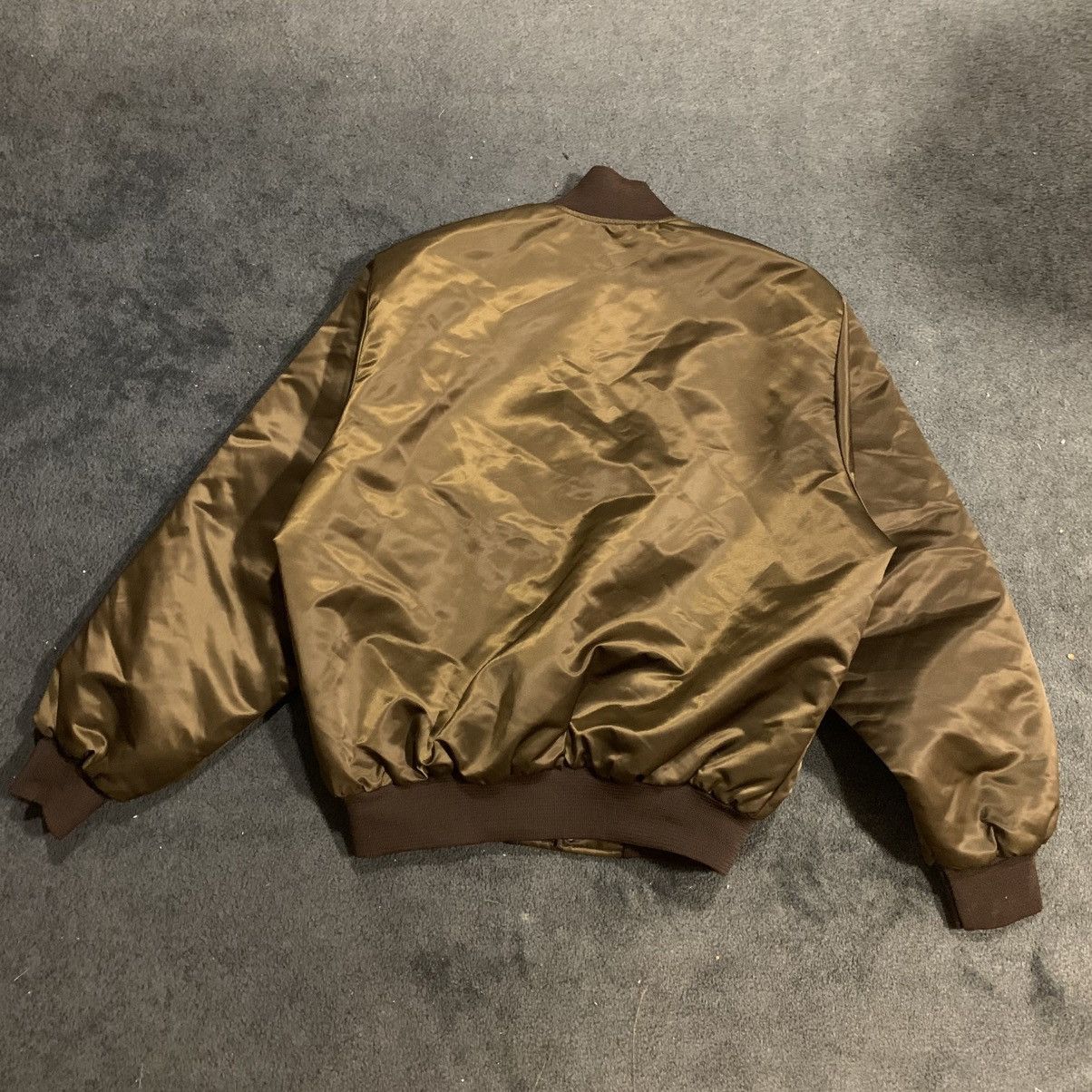 Other VTG 80s/90s DEADSTOCK VFW Satin Bomber Jacket Made in USA Size US XL / EU 56 / 4 - 2 Thumbnail