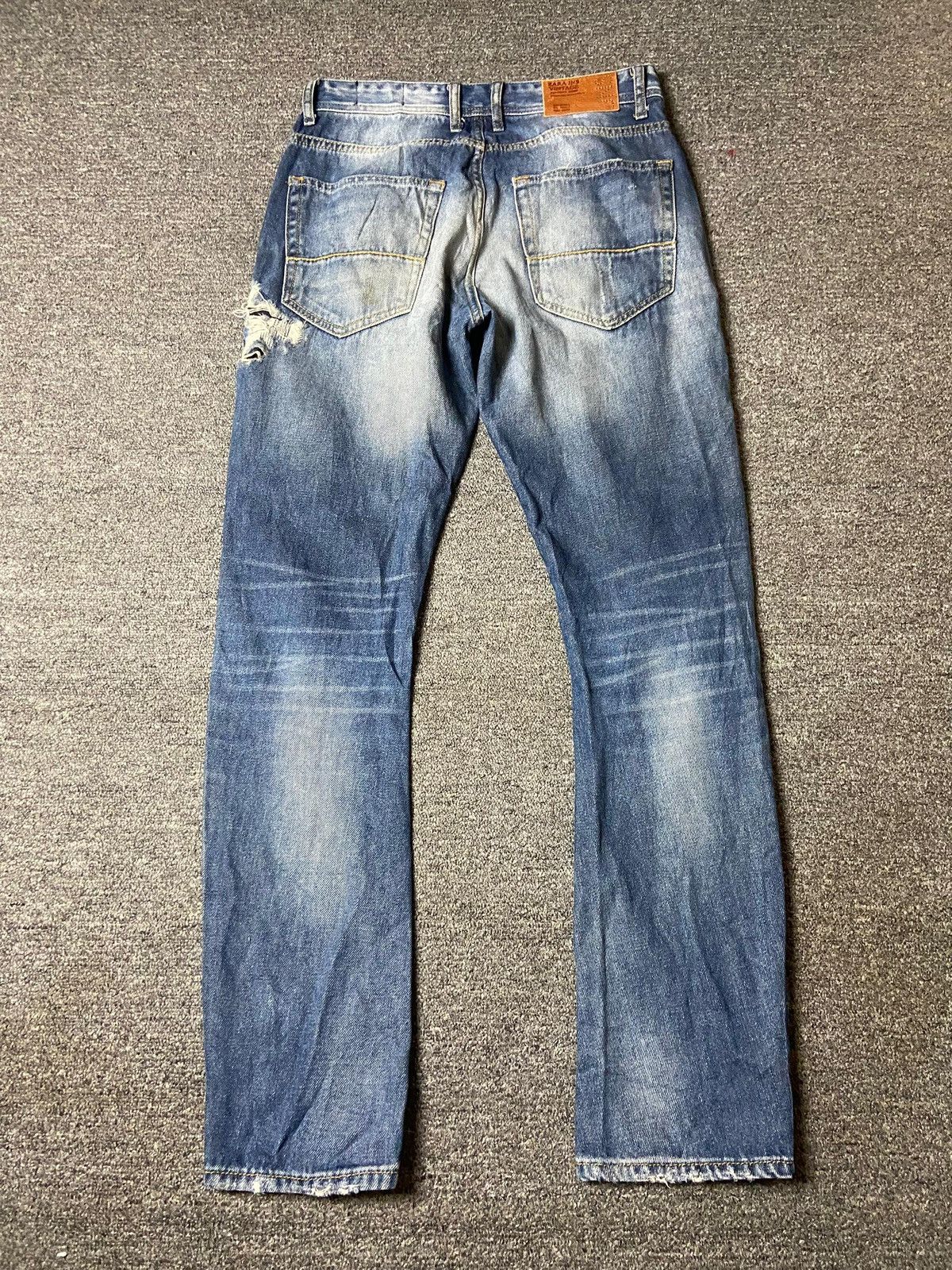 Zara Vintage Zara Denim Collection Distressed Jeans (164) Size US 30 / EU 46 - 2 Thumbnail