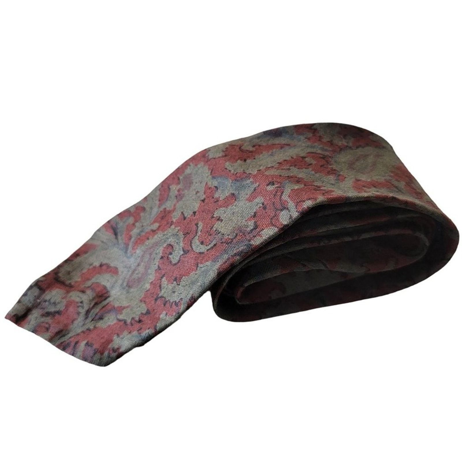 Polo Ralph Lauren Vintage Polo Ralph Lauren Mens Cotton Jacquard Neck Tie Size ONE SIZE - 1 Thumbnail