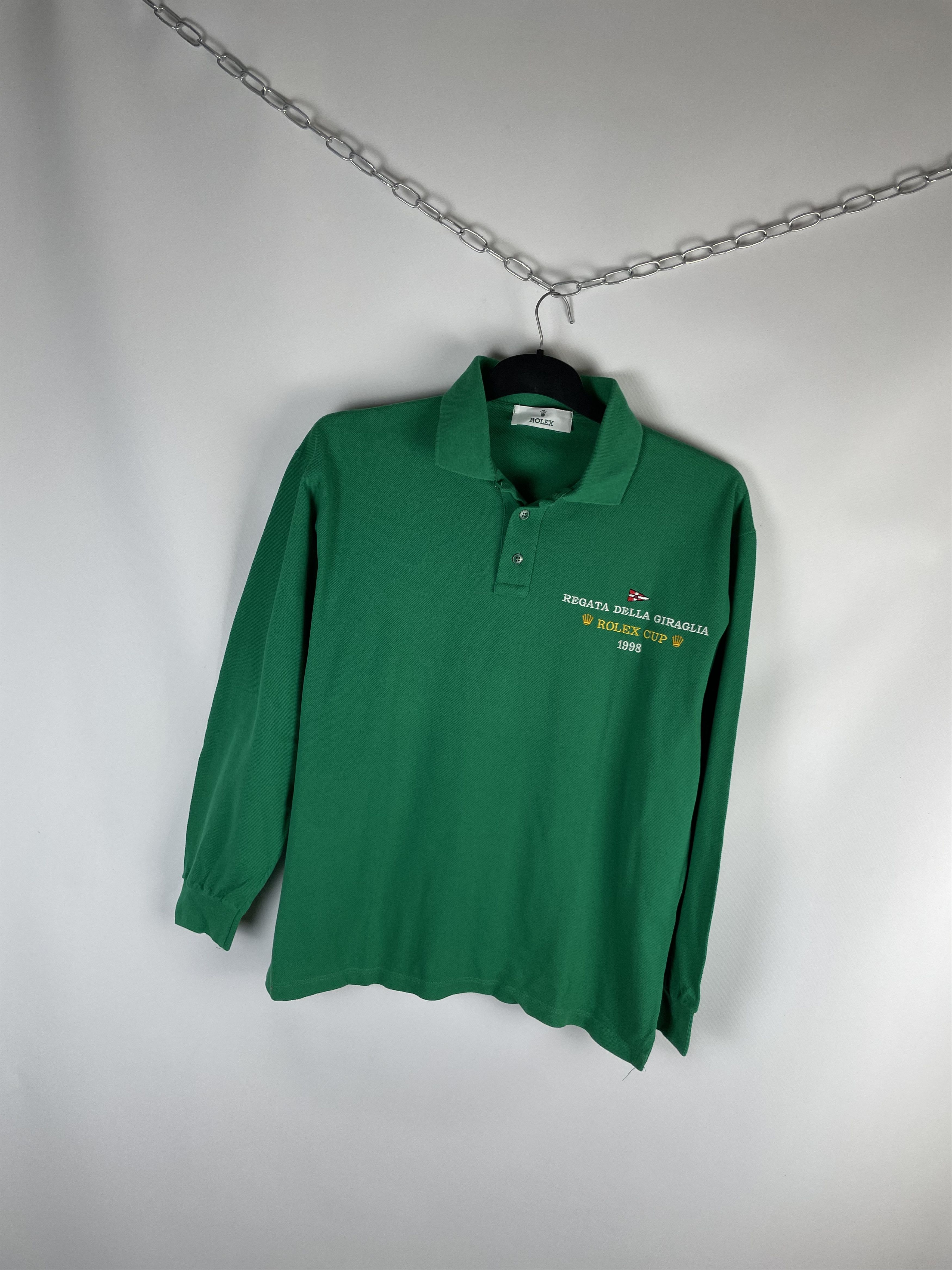 Rolex Vintage Rolex Logo long sleeve Size US L / EU 52-54 / 3 - 2 Thumbnail