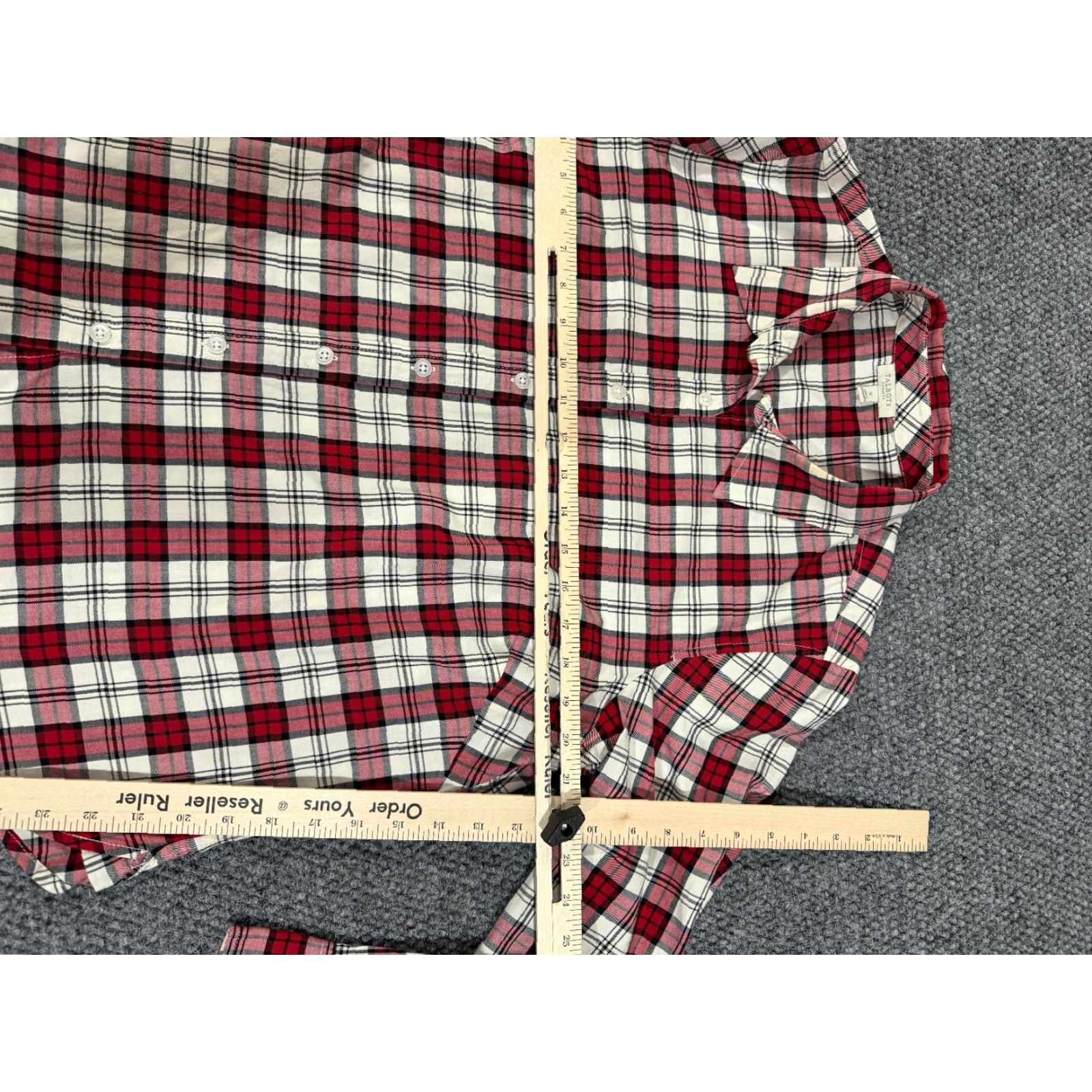 Talbots Talbots button up shirt Womens 0X Plus red plaid long sleeve casual Button-Up Size XL / US 12-14 / IT 48-50 - 4 Thumbnail