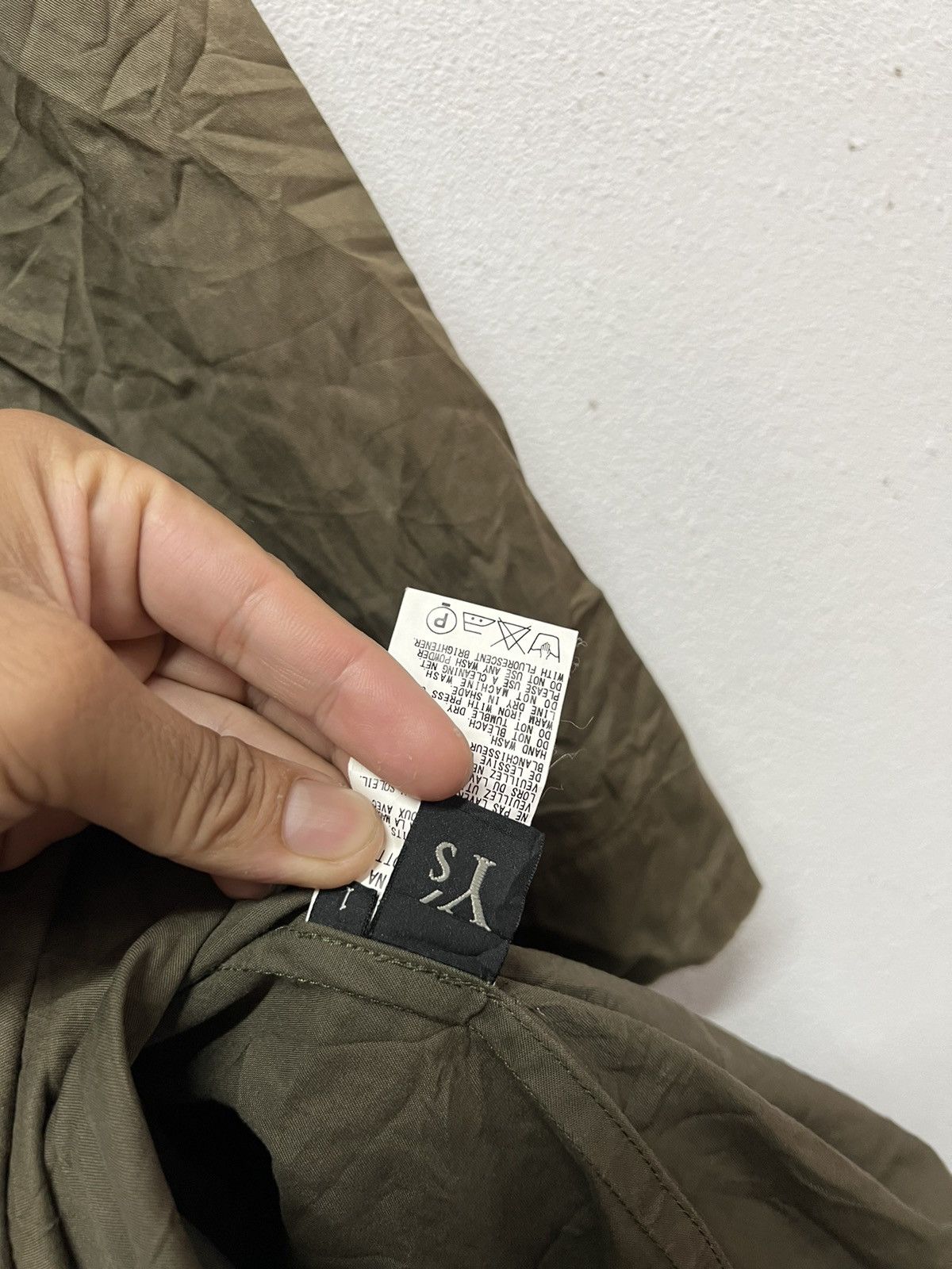 Designer × Y's × Yohji Yamamoto Y’s Yohji Yamamoto Born Product Out Pocket Shirt Dres Jacket Size XS / US 0-2 / IT 36-38 - 6 Thumbnail