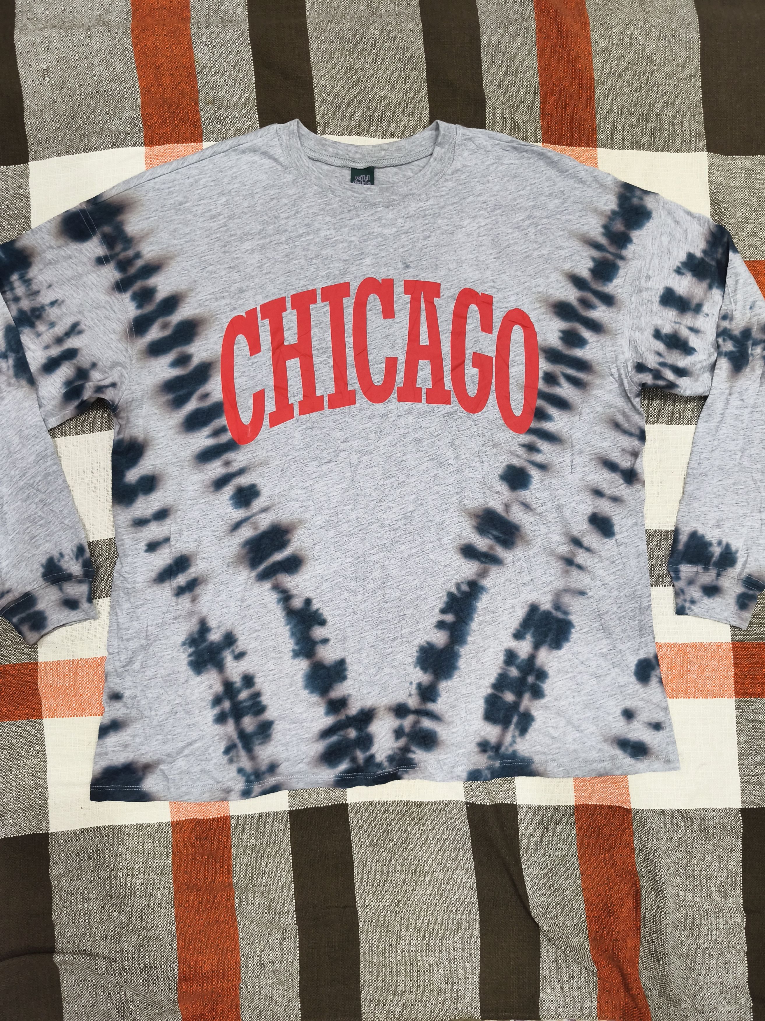 Other Wild Fable long-sleeve oversized T-shirt a tie-dye pattern Size US M / EU 48-50 / 2 - 1 Thumbnail