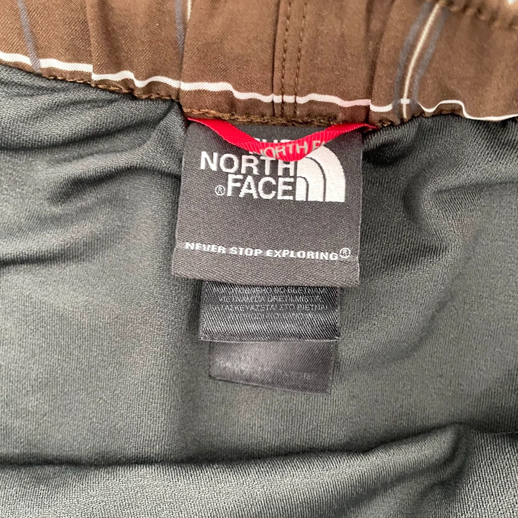 The North Face The North Face Shorts Men Large Belted Lined Outdoor Hiking Brown Mens Size US 33 - 7 Thumbnail