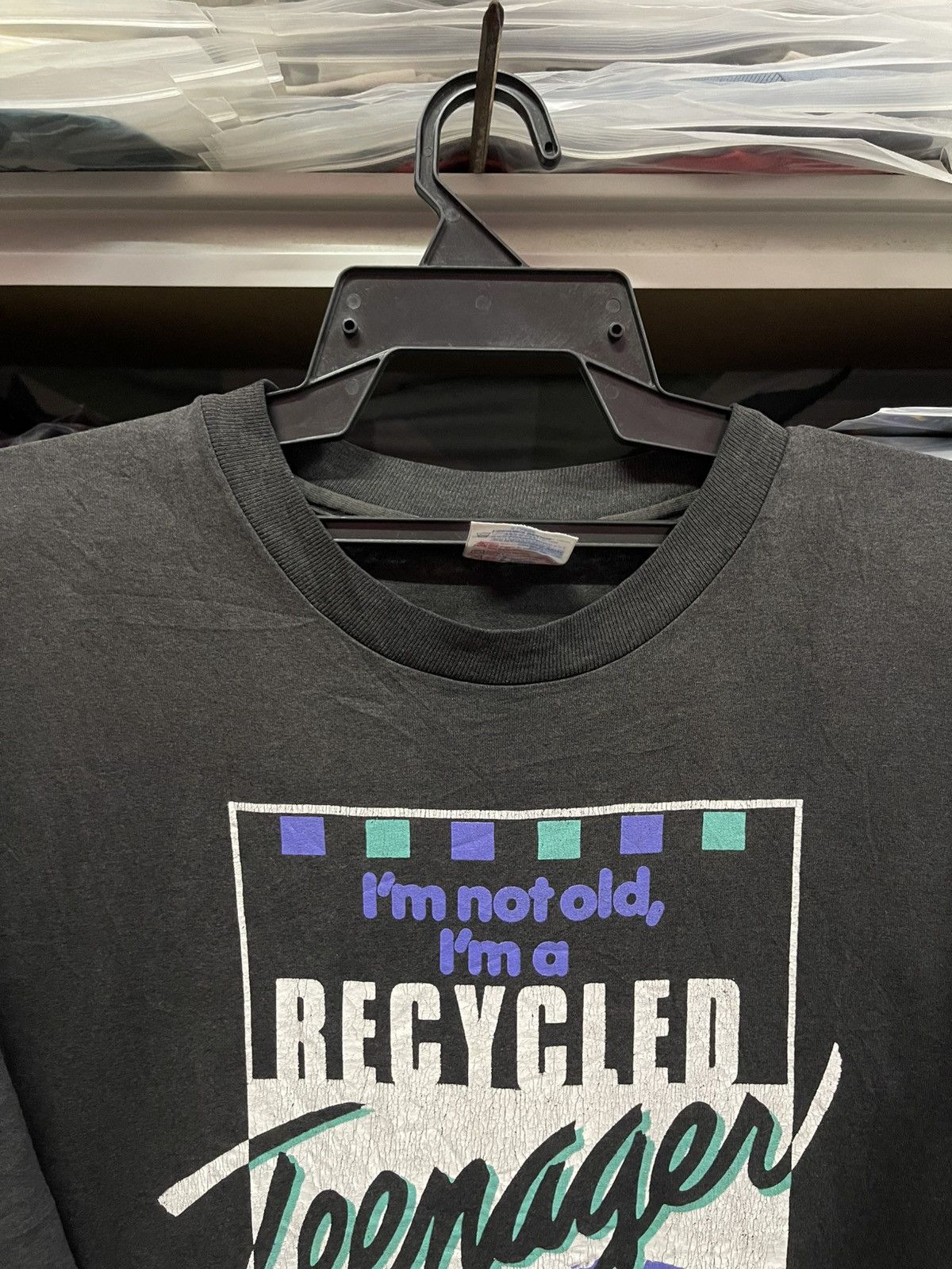 Vintage Vintage 90s I'm not old, I'm a Recycled Teenager🔥🔥🔥 Size US XL / EU 56 / 4 - 4 Thumbnail