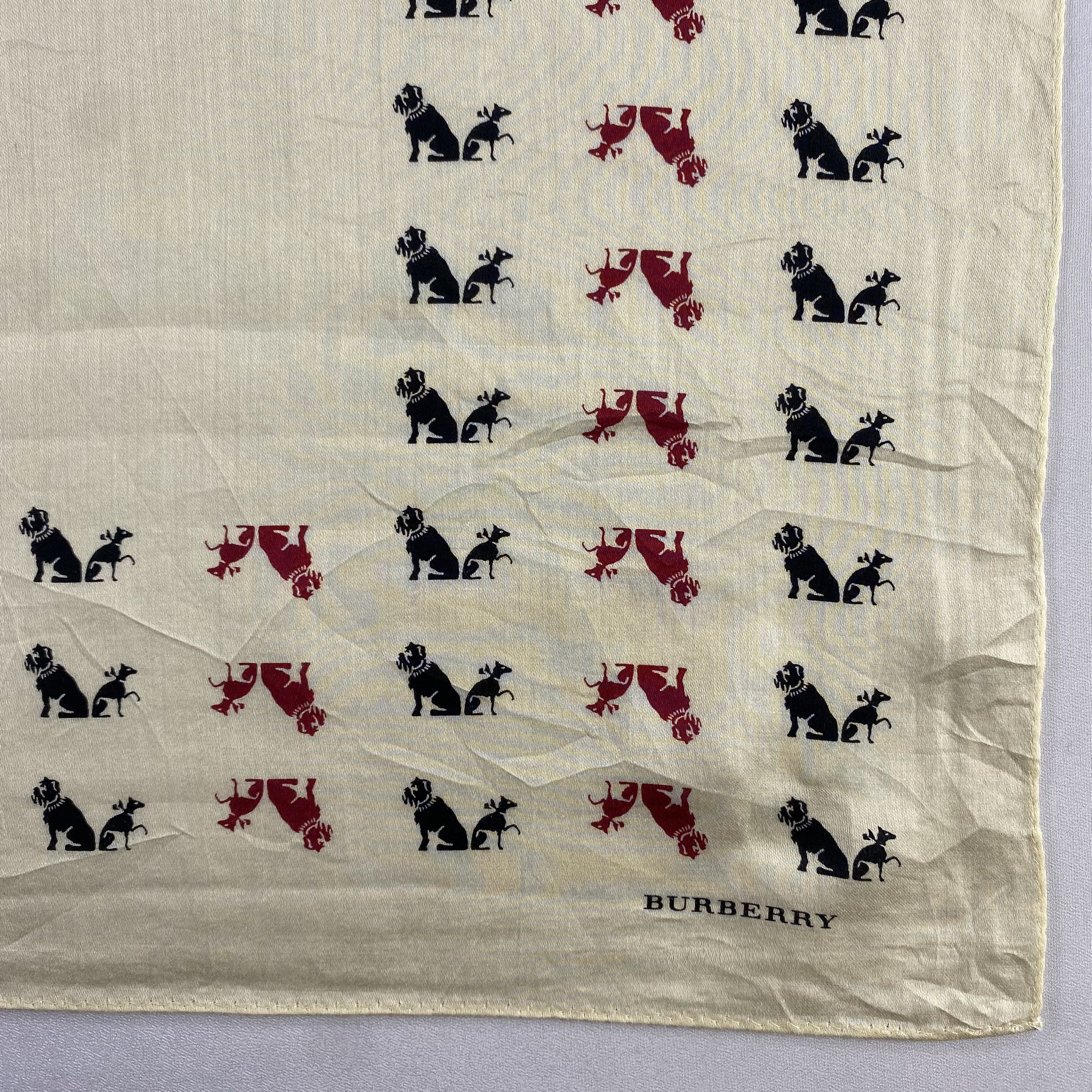Burberry × Vintage Burberry Handkerchief / Neckerchief / Bandana-P1103 Size ONE SIZE - 3 Thumbnail