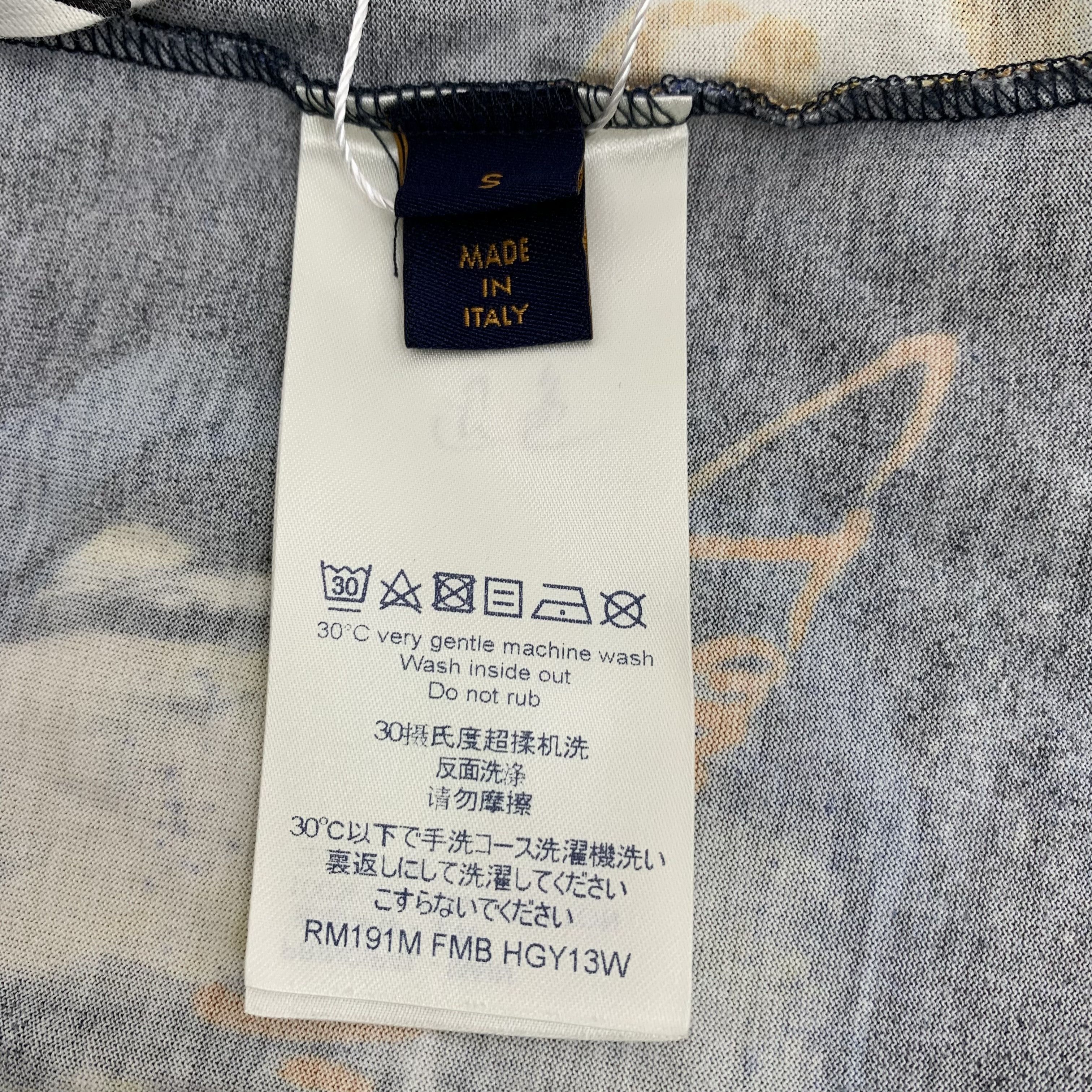 Louis Vuitton Louis Vuitton T-Shirt Black Multicolor Planets & Logo Print Size US S / EU 44-46 / 1 - 6 Thumbnail