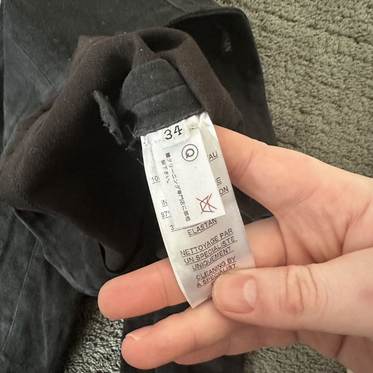 Balmain Archive Balmain Fall 2011 Suede Pants Decarnin Size 25" / US 0 / IT 36 - 3 Thumbnail