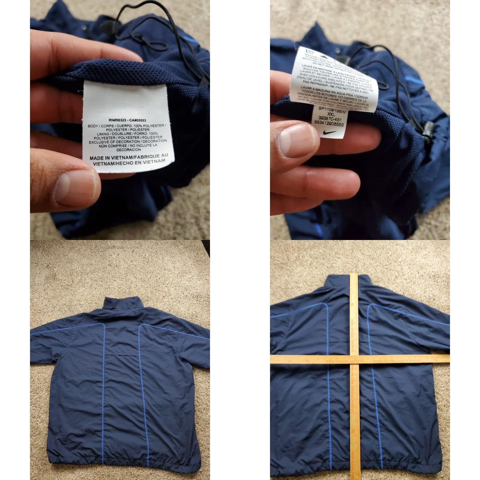 Nike Nike BMW Jacket 2XL Mens Blue Dri-Fit 1/2 Zip Windbreaker Pullover Vintage: No Size US XXL / EU 58 / 5 - 8 Thumbnail