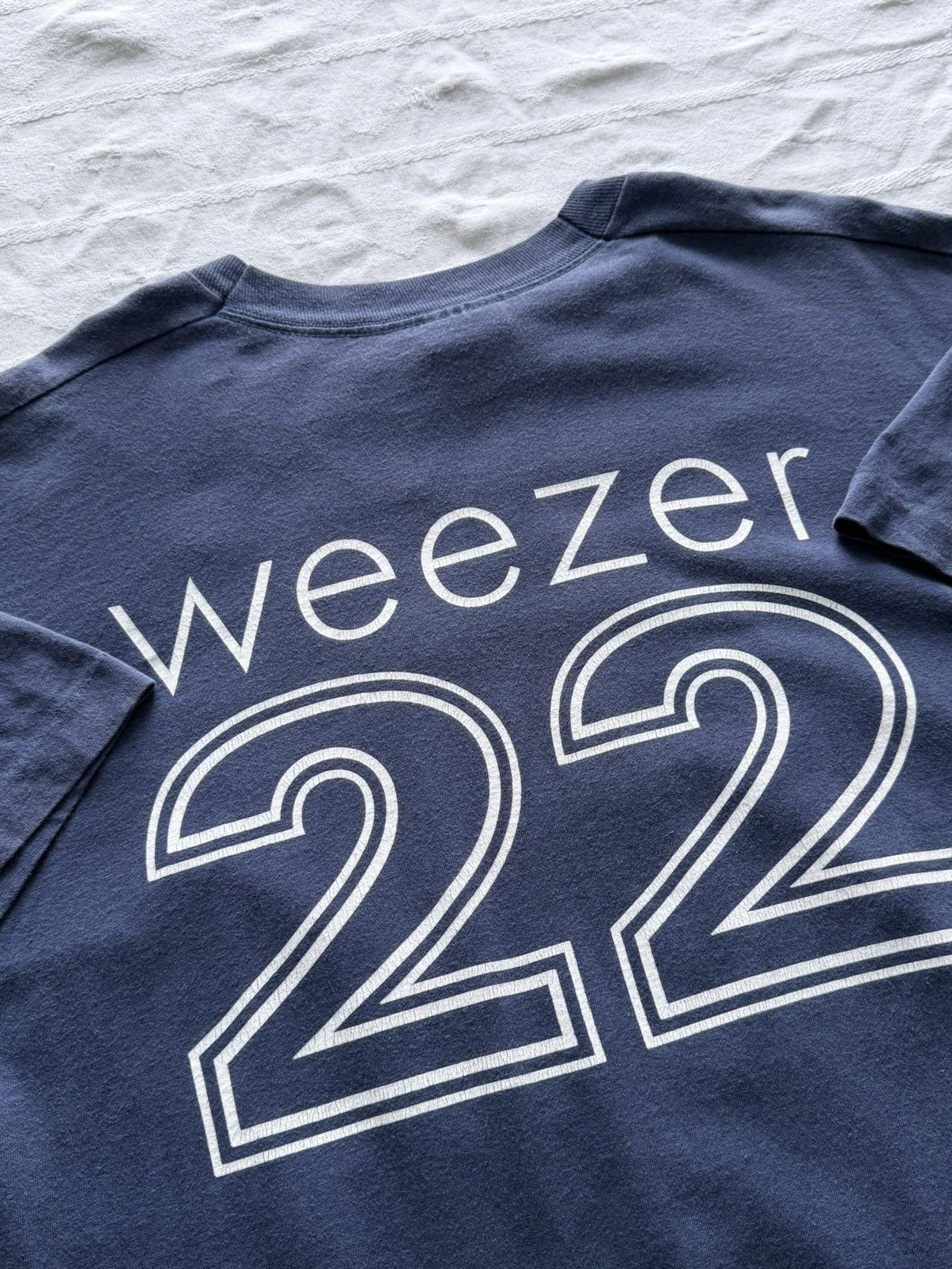Band Tees Vintage 1995 Weezer Rock Music Band Tee T-Shirt Size US XL / EU 56 / 4 - 9 Thumbnail