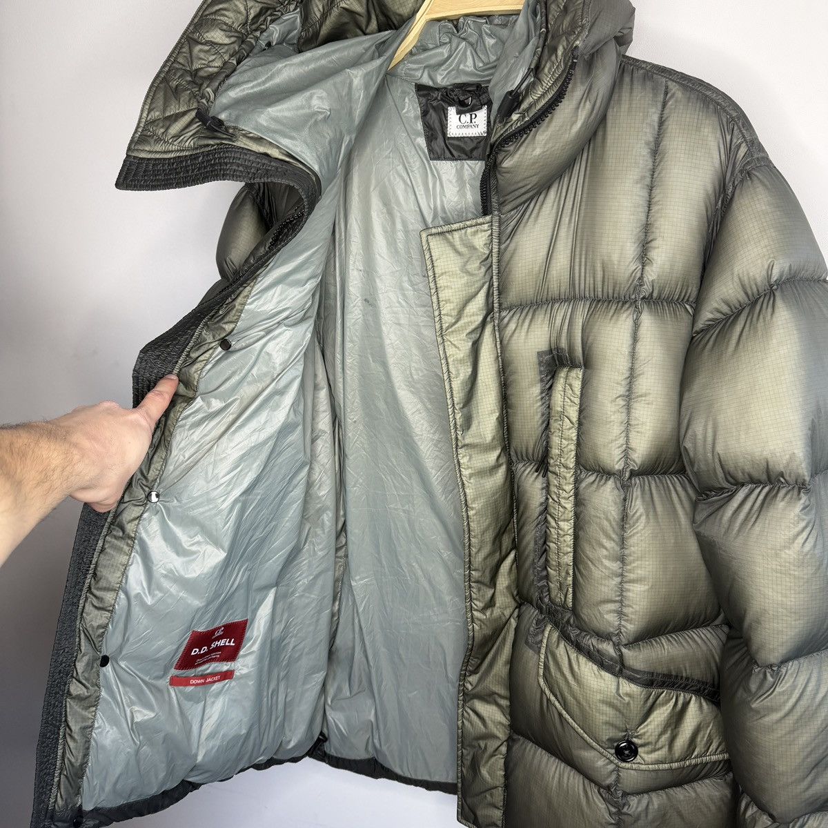 C.P. Company Cp Company DD Shell Down Puffer Google Jacket Khaki Green Size US M / EU 48-50 / 2 - 13 Thumbnail