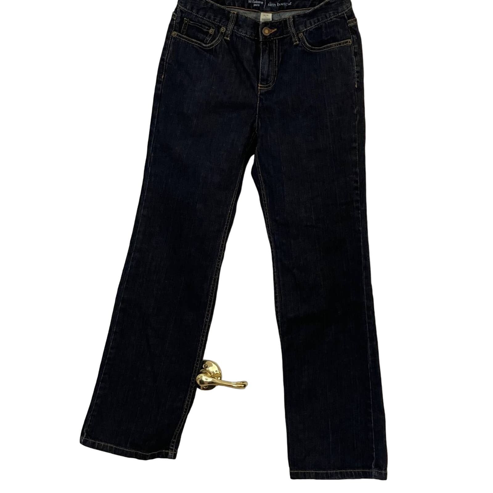 Liz Claiborne Liz Clairborne jeans petite 4 slim boot cut jeans Size 27" / US 4 / IT 40 - 1 Thumbnail