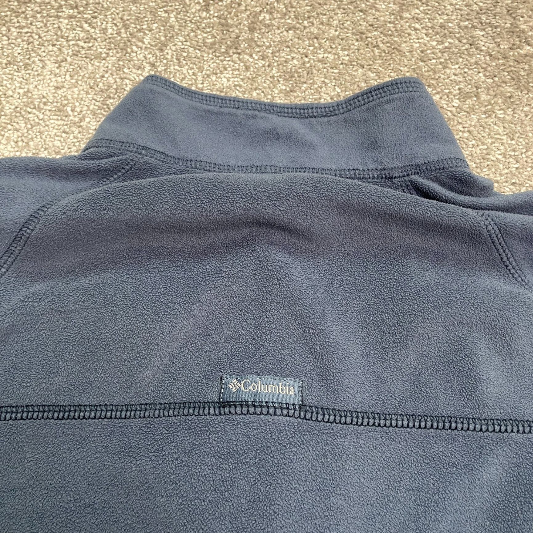 Vintage Columbia Jacket Fleece 1/4 Zip Klamath Range Mens XL Blue Lightweight Mid-Length Outdoors, Hiking, Travel, Activewear, Casual, Regular Fit"> Size US XL / EU 56 / 4 - 5 Thumbnail