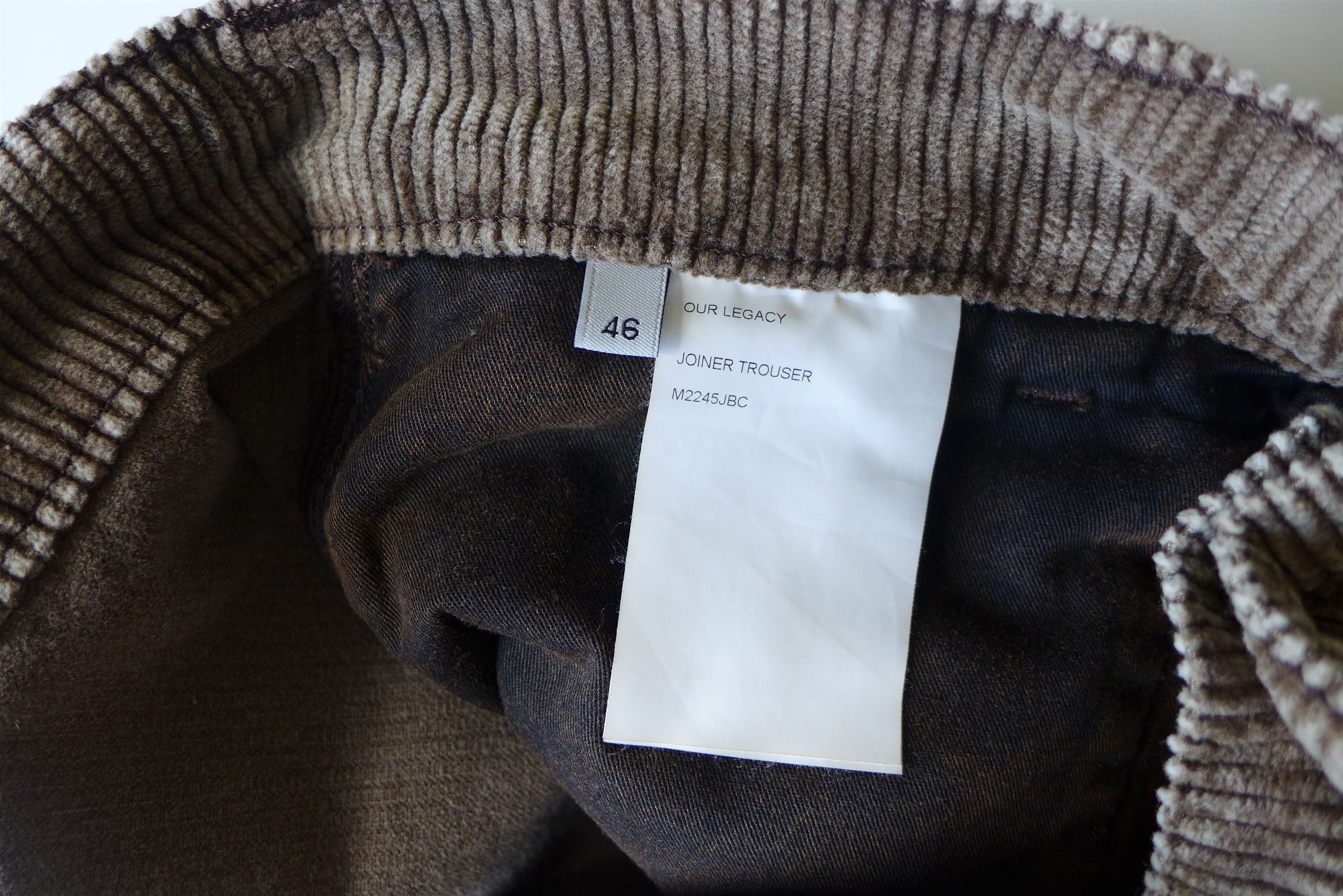 Our Legacy *Fits 32"* Our Legacy Joiner Trousers - Brown Enzyme Cord Size US 30 / EU 46 - 15 Thumbnail