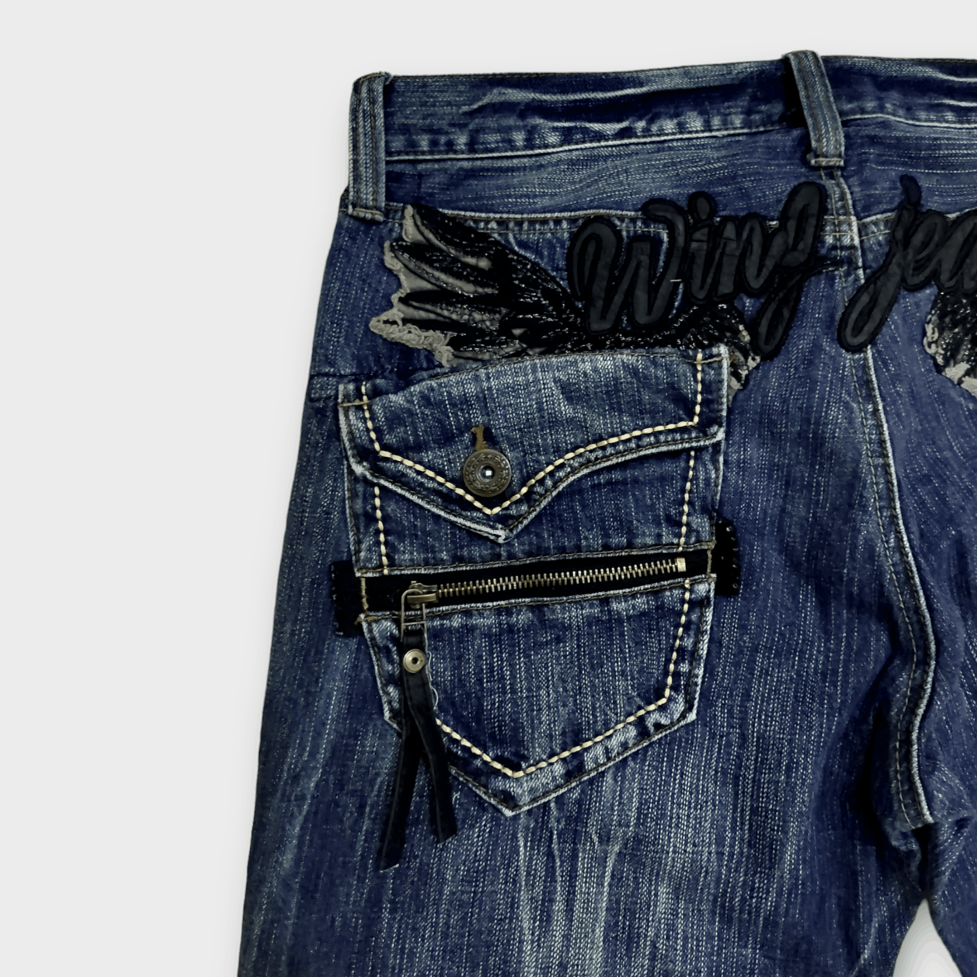 Vintage Anti Label Seditionaries Flare Denim Size US 32 / EU 48 - 11 Thumbnail