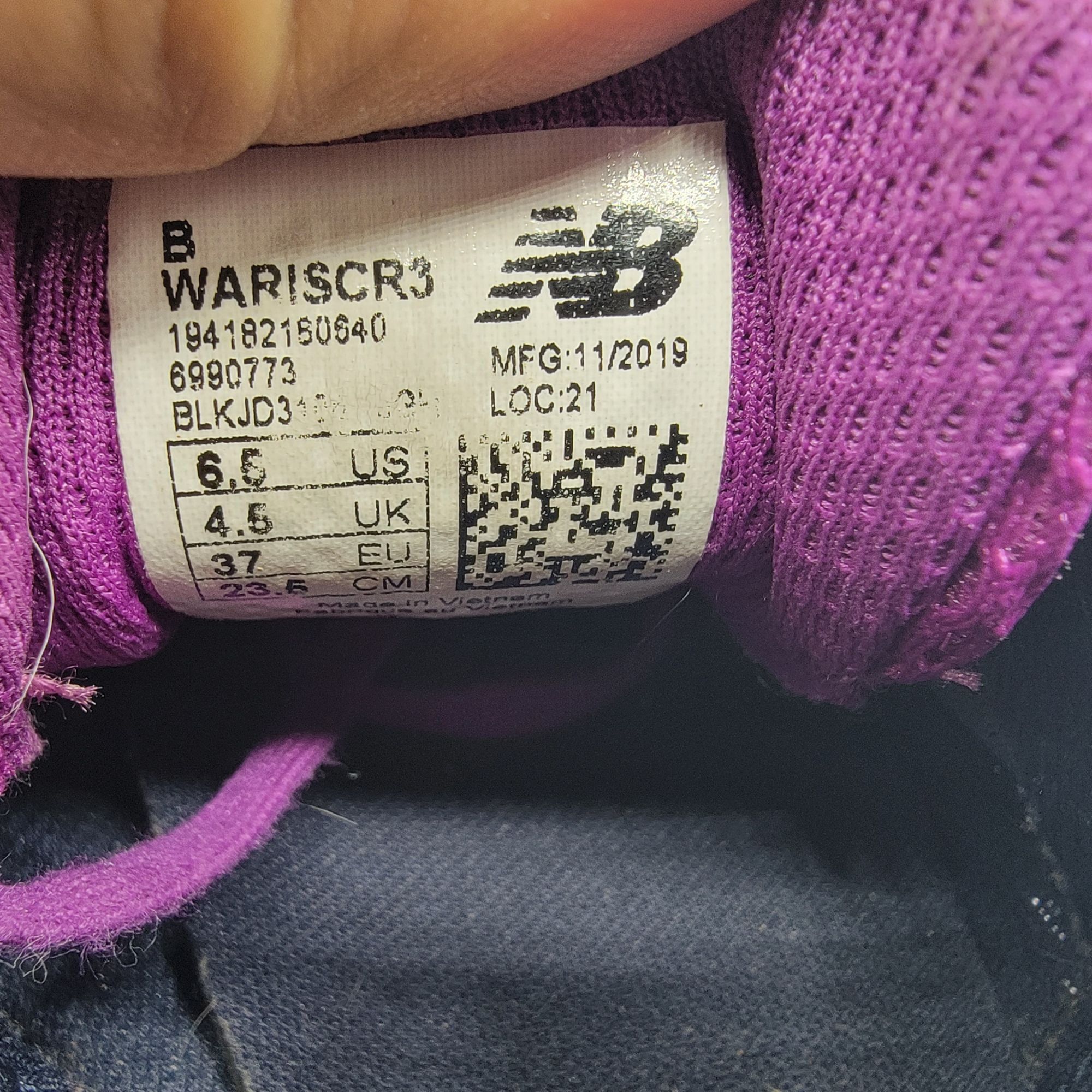 New Balance New Balance Fresh Foam Arishi v3 Womens Size 6.5 Purple Runn Size US 6.5 / IT 36.5 - 7 Thumbnail