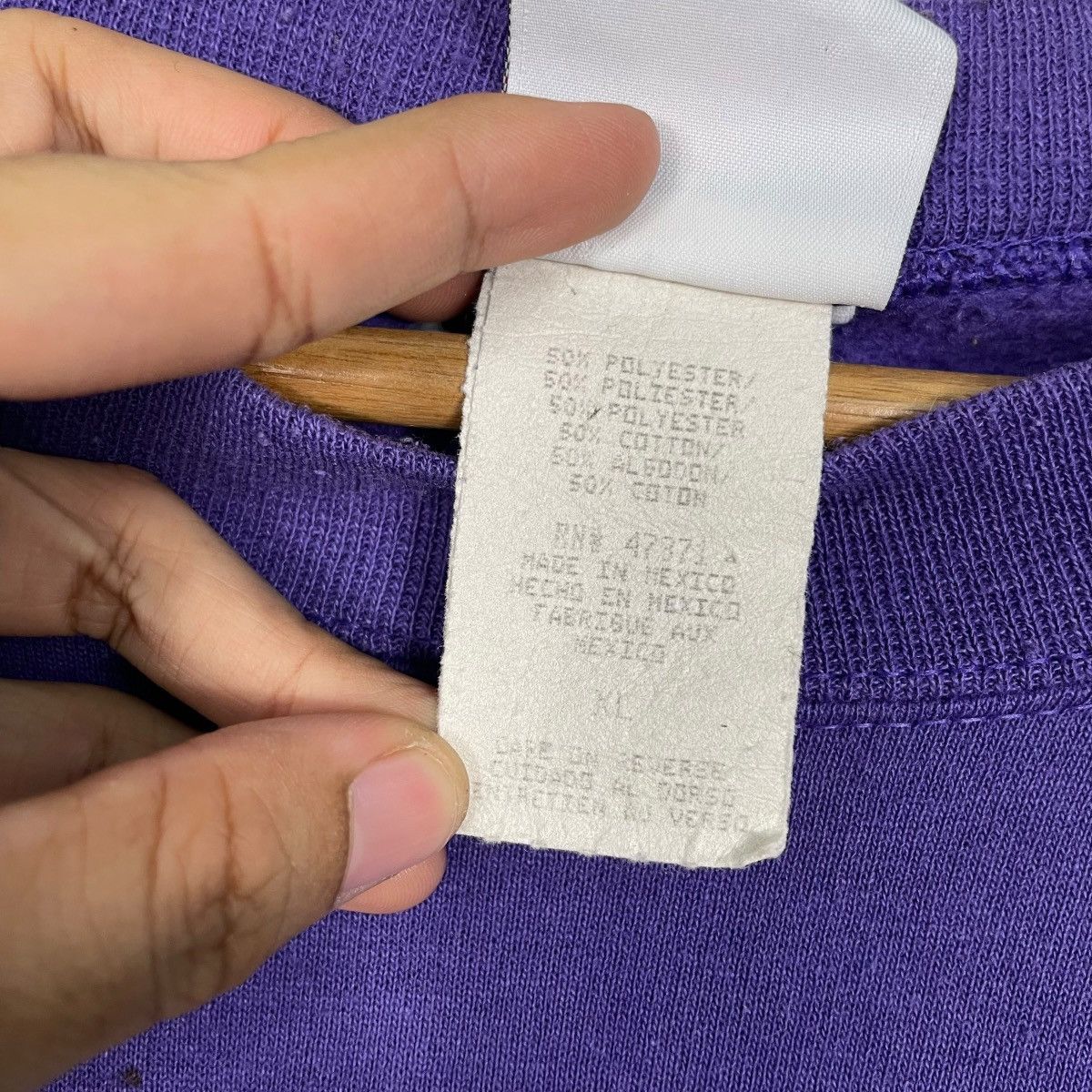 Vintage Vintage 80s NFL Minnesota Vikings Sweatshirt Size US XL / EU 56 / 4 - 13 Thumbnail