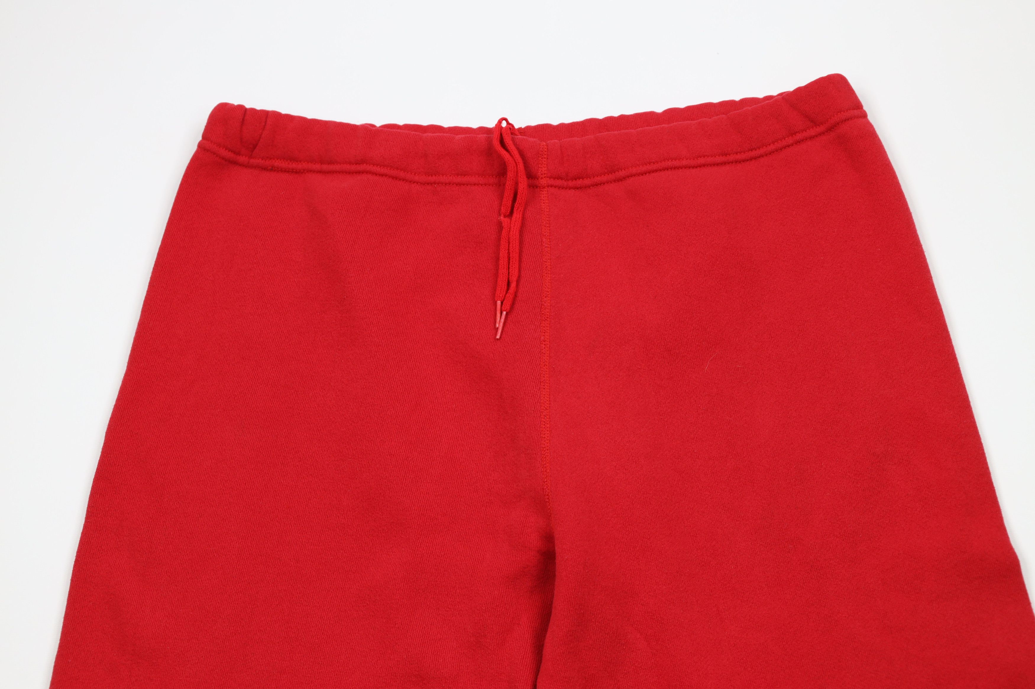 Vintage Vintage 80s 90s Streetwear Heavy Sweatpants Joggers Red USA Size US 38 / EU 54 - 2 Thumbnail