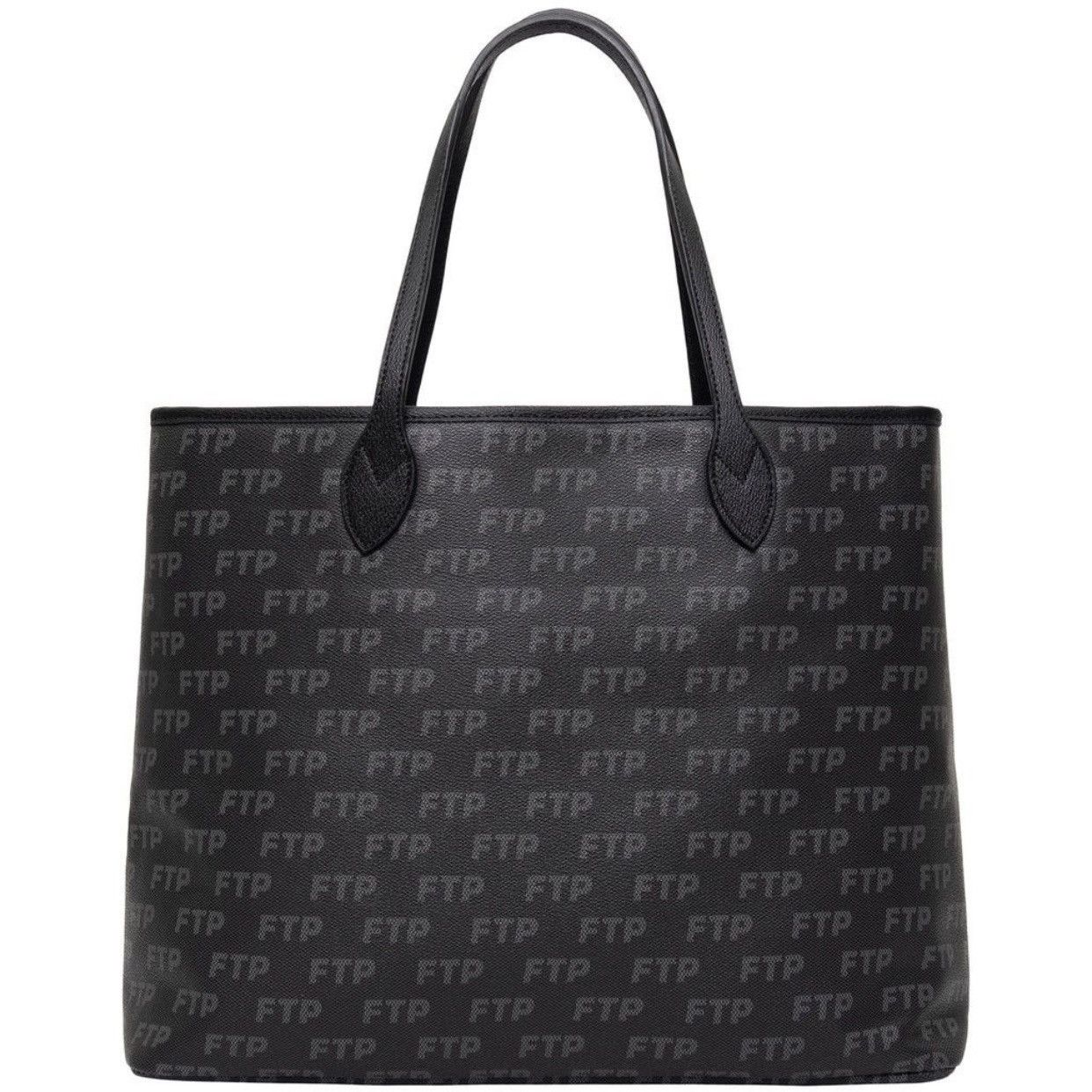 FTP Logo Repete Tote Bag Black