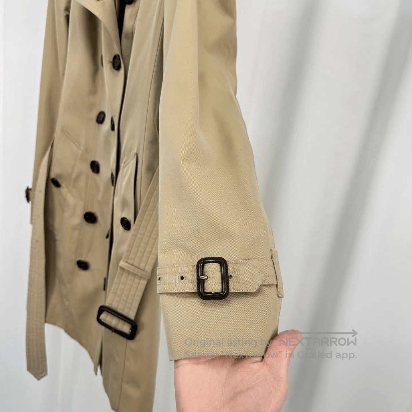 Burberry Burberry Beige Check Lining Trench Coat. Size M / US 6-8 / IT 42-44 - 4 Thumbnail