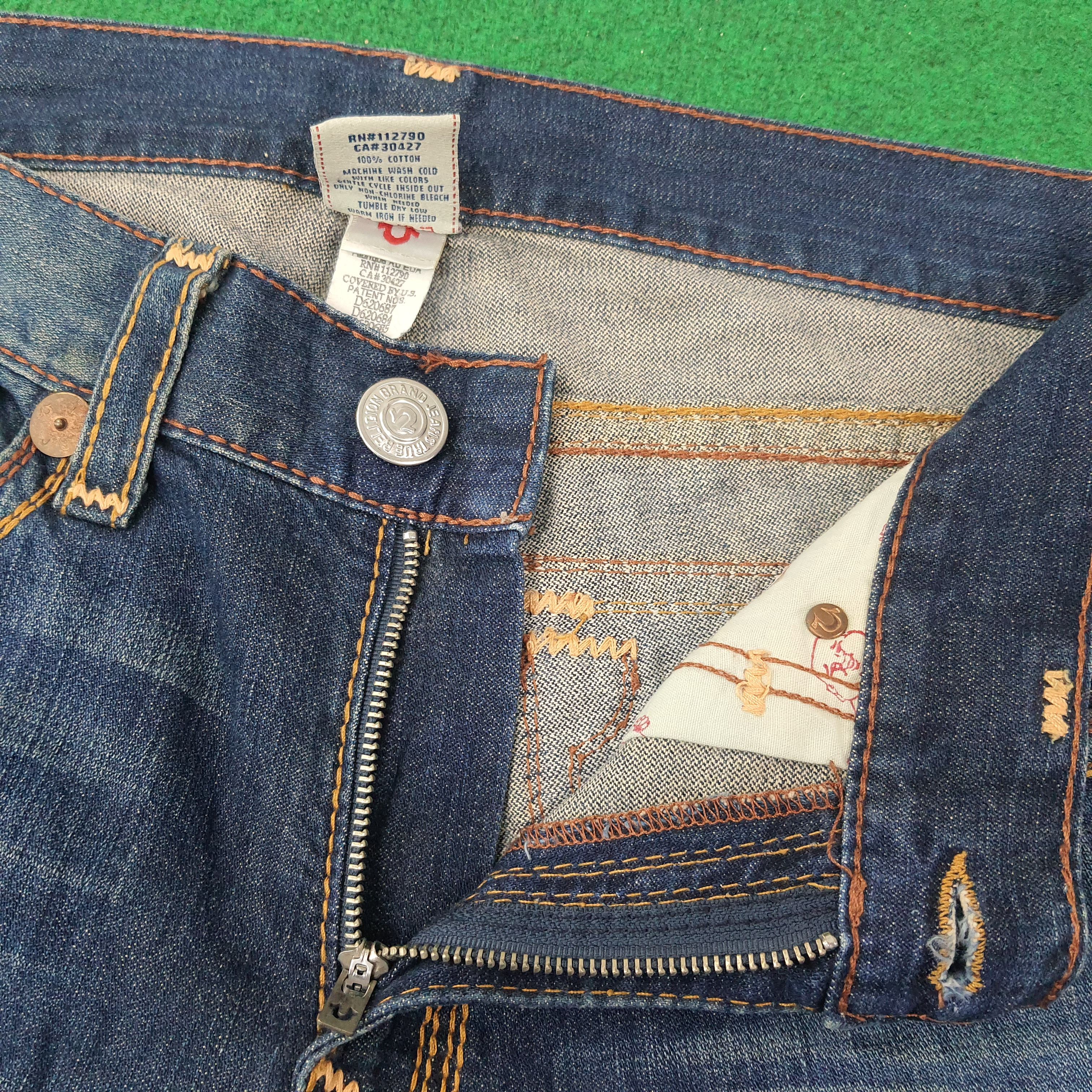 True Religion Vintage True Religion American Denim Jeans C258N2 Size US 37 - 6 Thumbnail