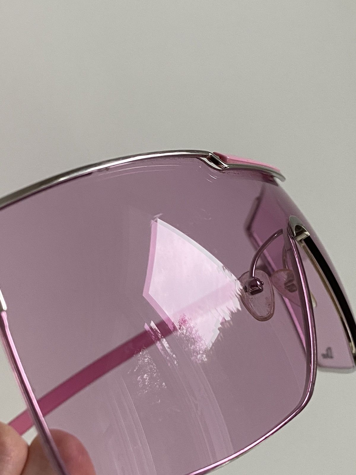 Dior Dior John Galliano Viktim 1 Pink Shield Mask Sunglasses Size ONE SIZE - 11 Thumbnail