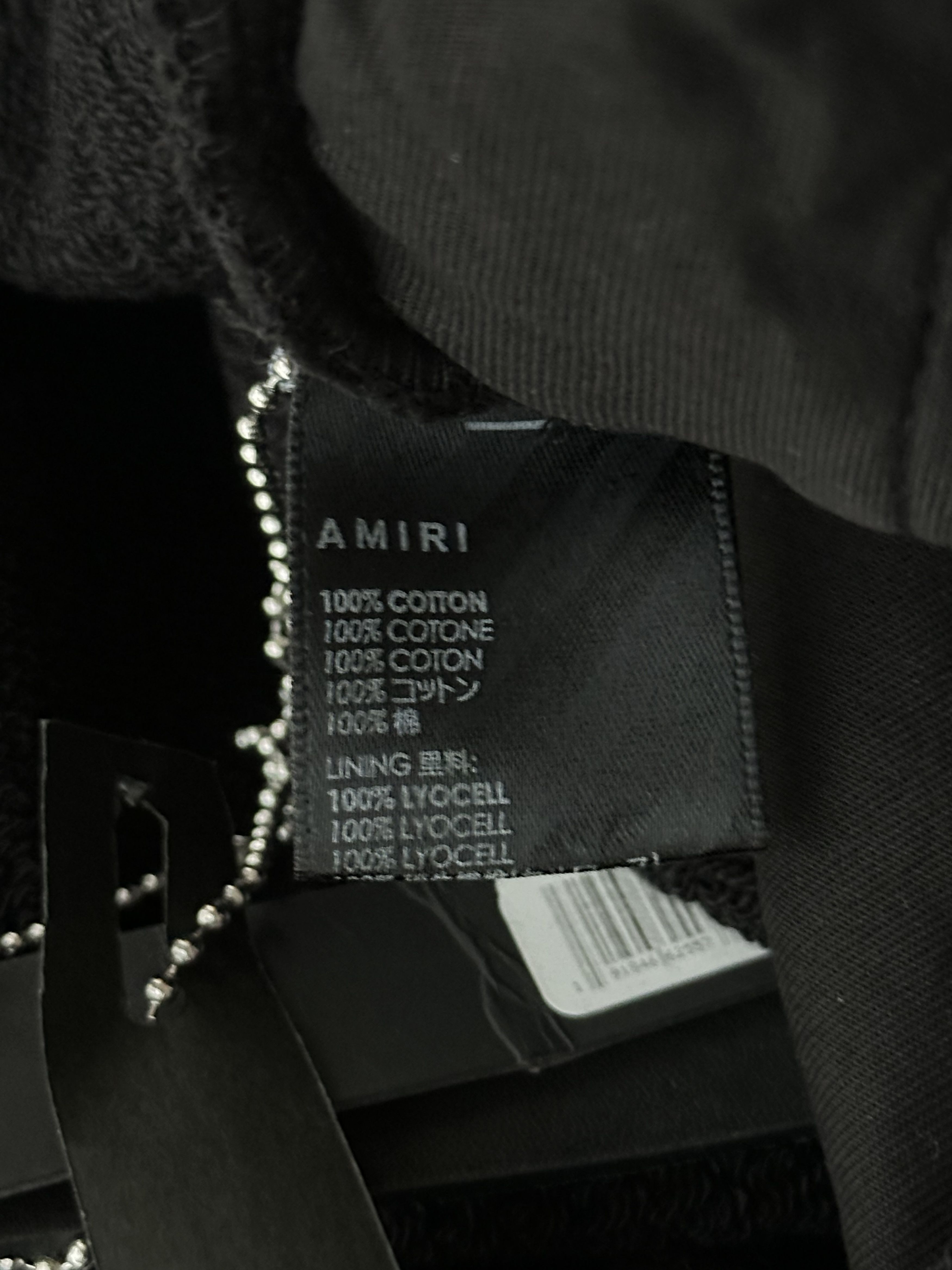Amiri Amiri Black & Yellow Track Logo Sweatpants Size US 34 / EU 50 - 4 Thumbnail