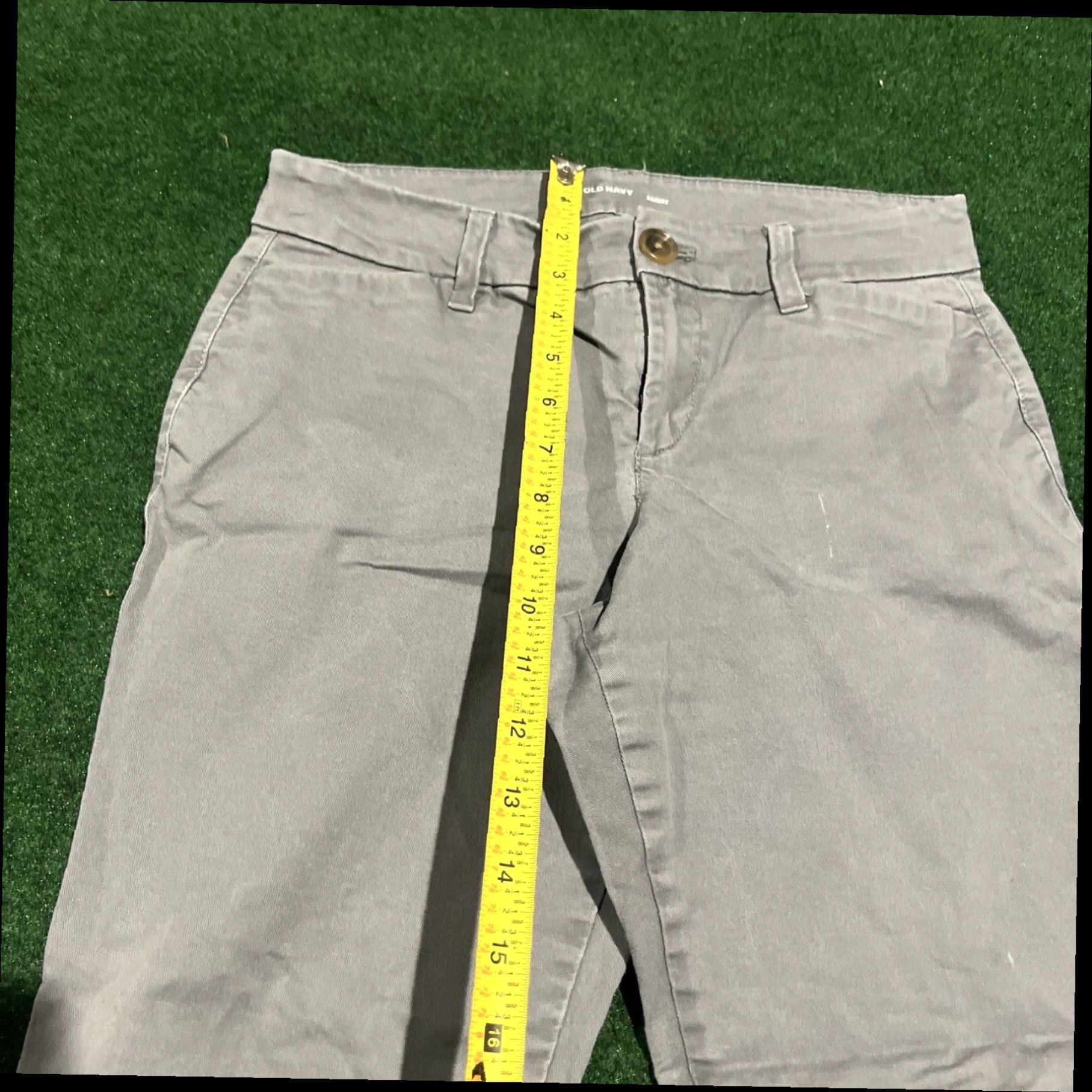Old Navy Women's Gray pants Old Navy Size 2 Petite Skinny 28x27 Size 28" / US 6 / IT 42 - 7 Thumbnail