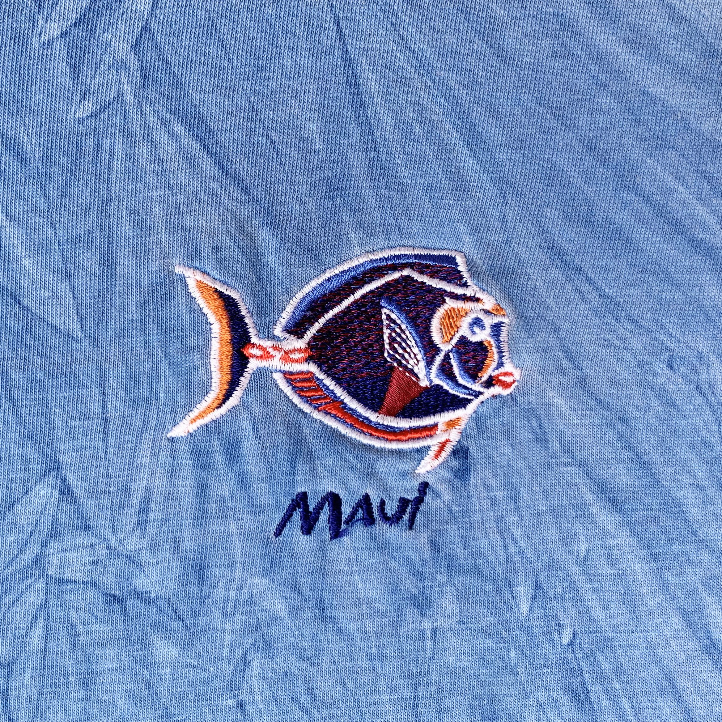 Vintage Vintage 90s MAUI t shirt Single stitch Tie Dye Hippie Retro Size US L / EU 52-54 / 3 - 5 Thumbnail
