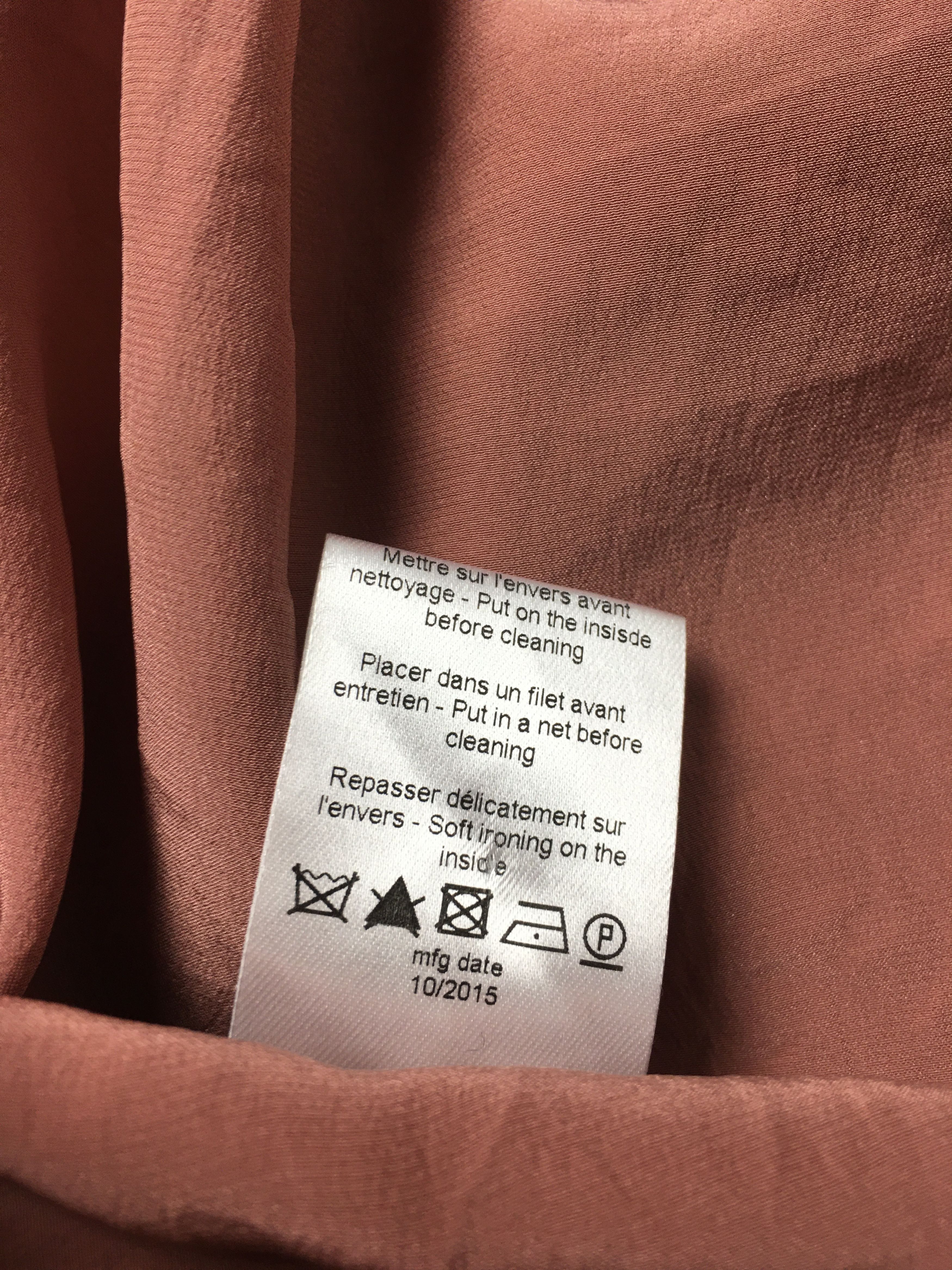 Lanvin LANVIN Paris Silk Blouse Pale Pink Size XL / US 12-14 / IT 48-50 - 9 Thumbnail