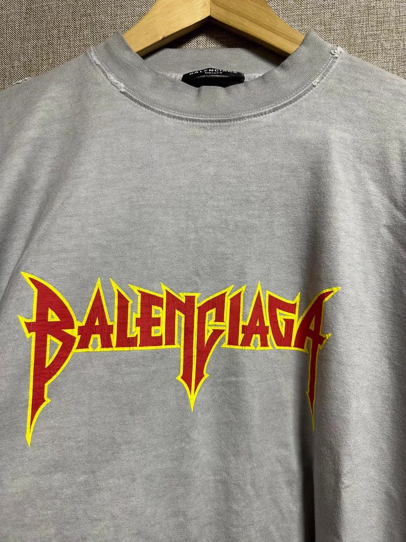 Balenciaga Balenciaga Band Lightning Logo Fake Two-Piece Long Sleeve Size US M / EU 48-50 / 2 - 5 Thumbnail