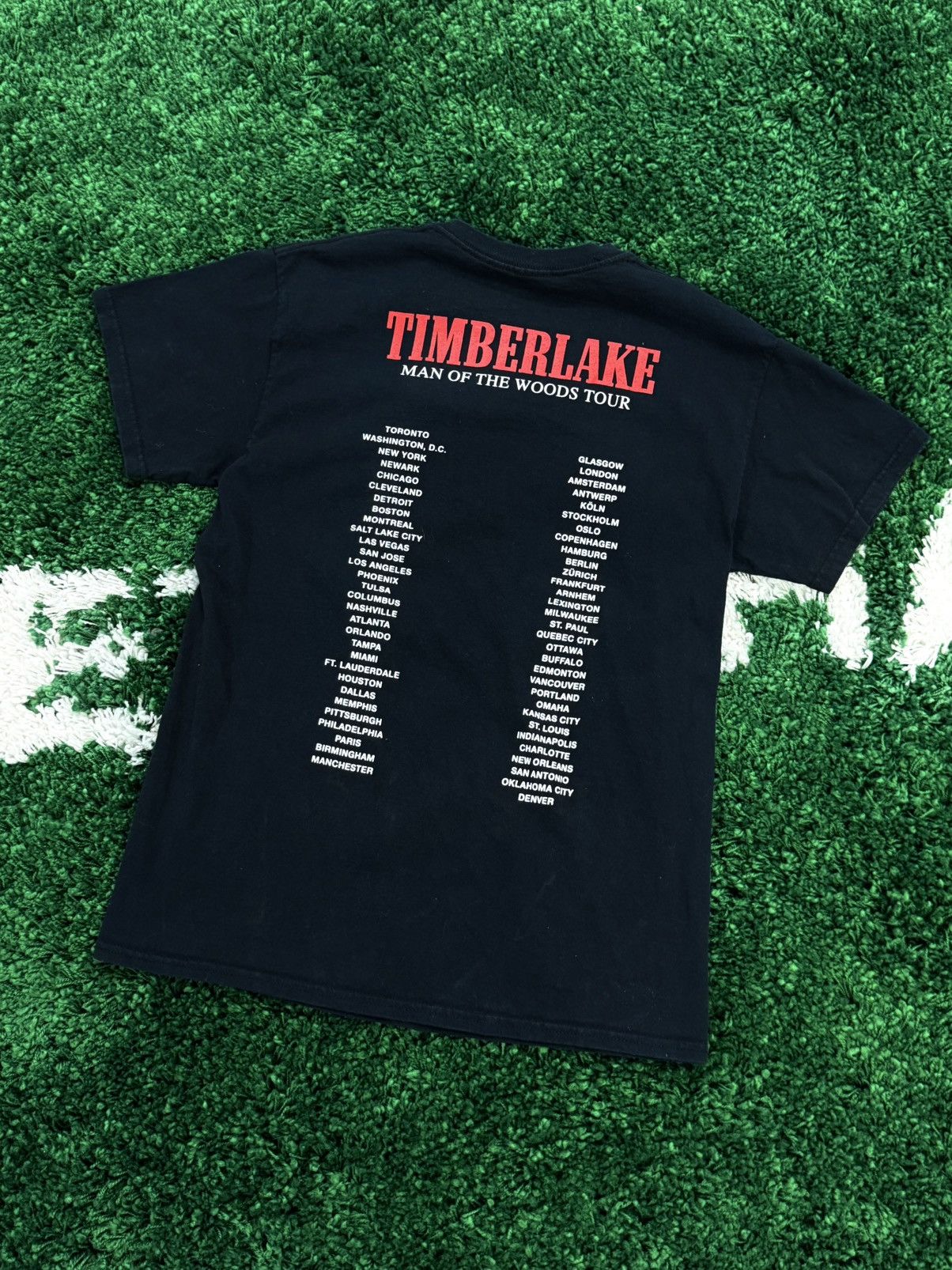 Other Justin Timberlake Man Of The Woods Tee Medium Black Tour Size US M / EU 48-50 / 2 - 4 Thumbnail
