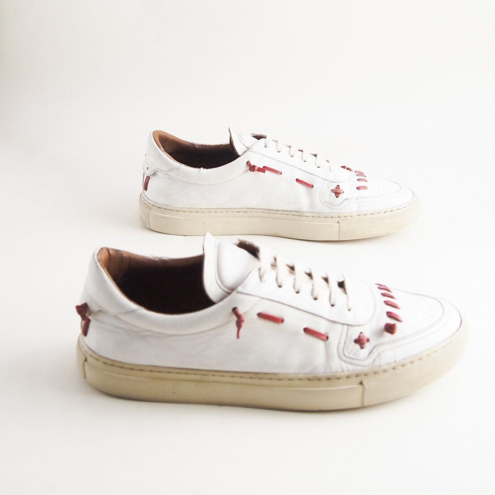 Givenchy Givenchy Sneakers White Leather Side Lacing US 9 EU 42 Size US 9 / EU 42 - 5 Thumbnail