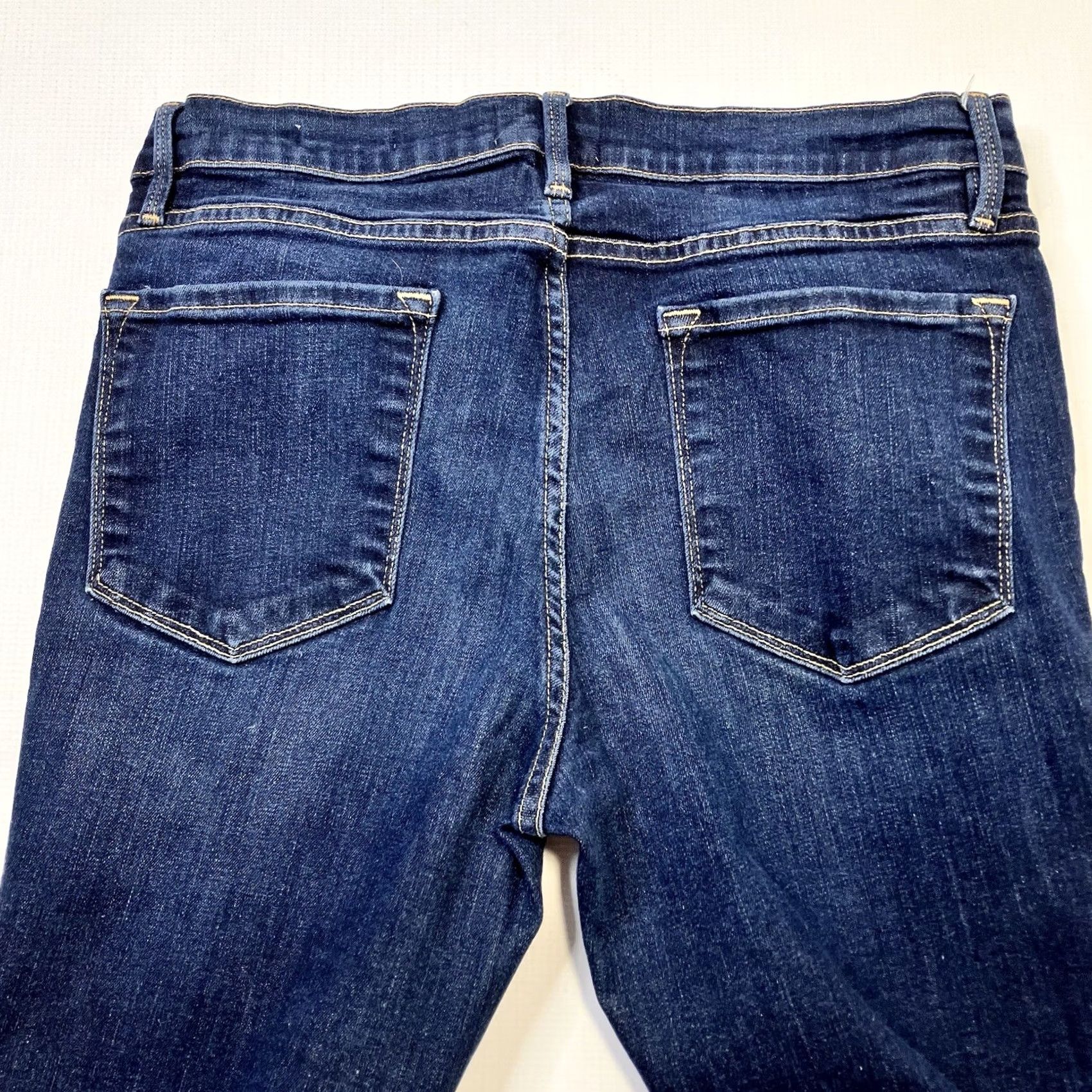 Frame FRAME Le Skinny de Jeanne MidRise Jeans Slim Skinny Dark Wash 28” Inseam 32 Women Size 24" / US 00 / IT 34 - 4 Thumbnail